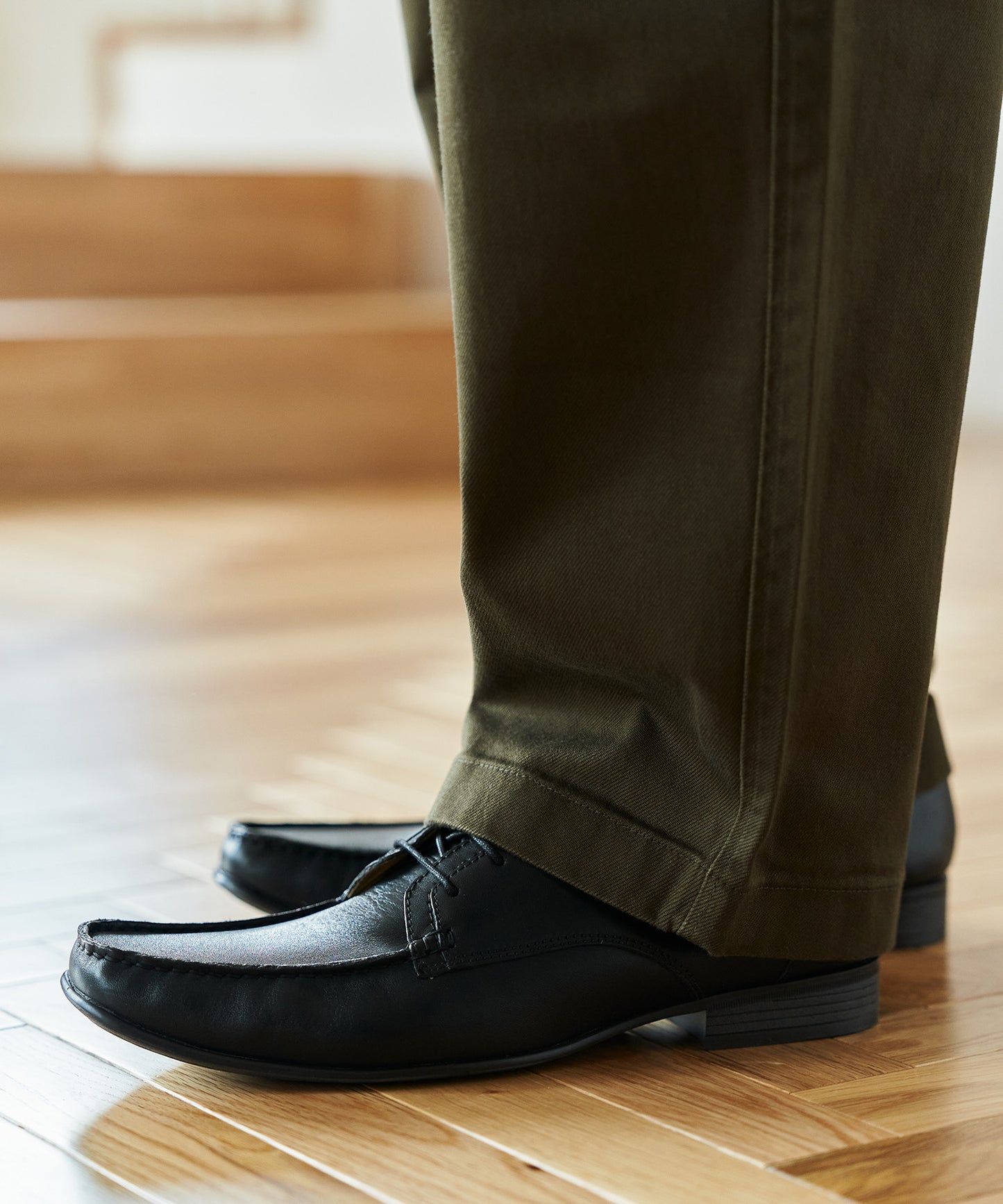 【20%OFF】<MEN> 【職人による手縫い】 モカシンレースアップシューズ(31766)