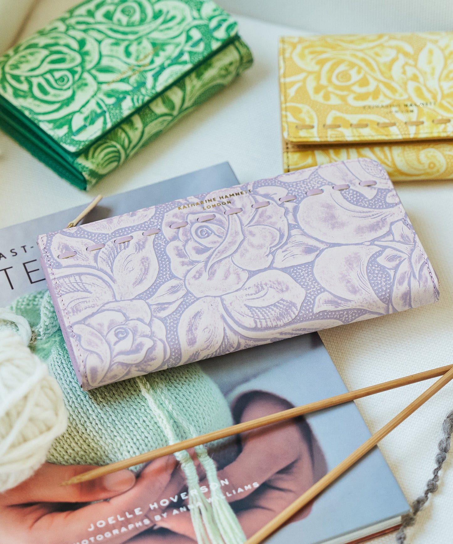 <WOMEN> ROSE CRAFT L字ファスナーロングウォレット