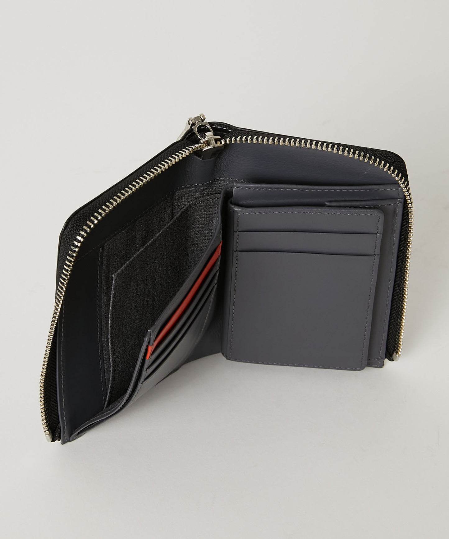 <UNISEX> VITA L字ファスナーミドルウォレット