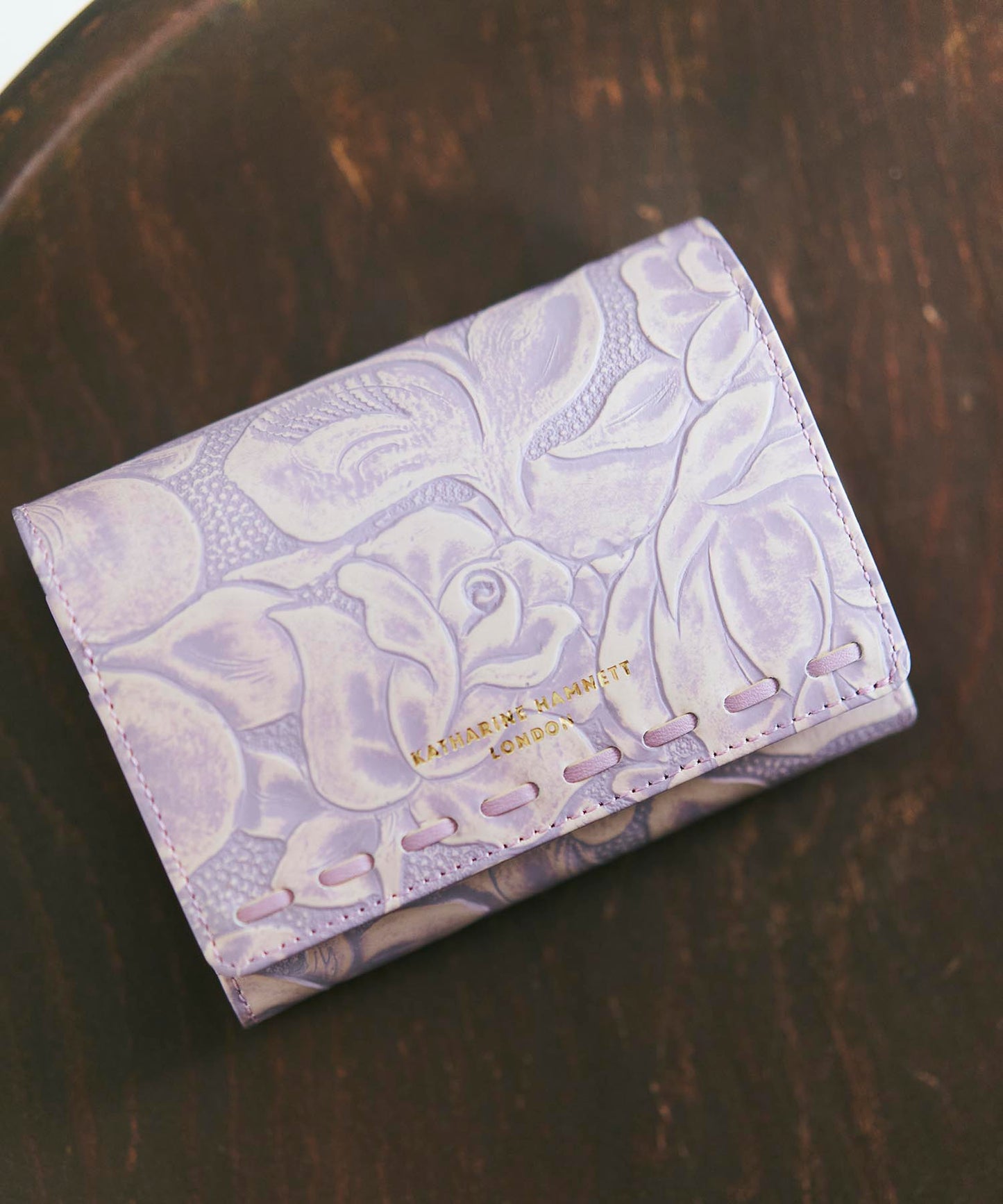 <WOMEN> ROSE CRAFT 二つ折りコンパクトウォレット