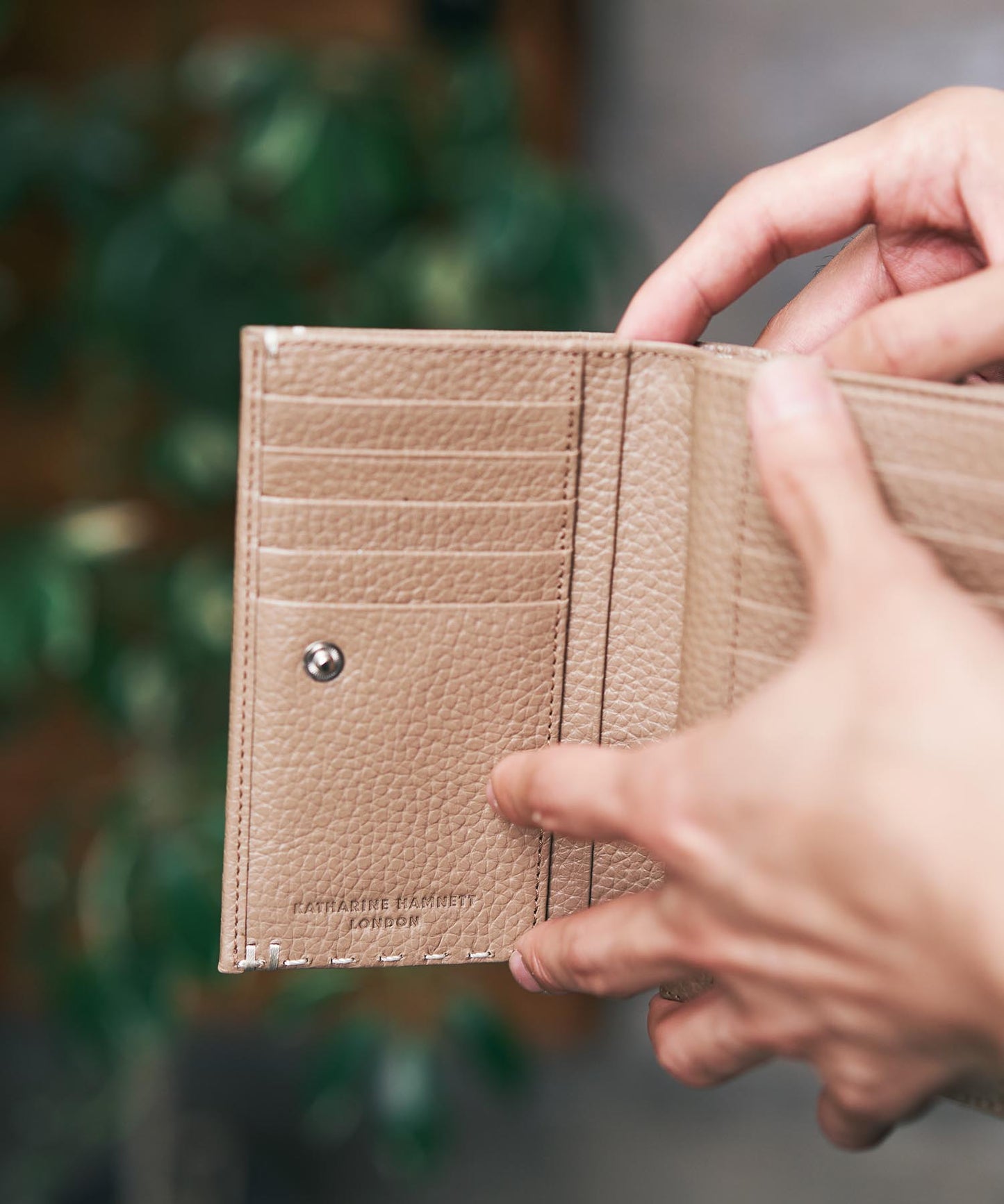 【30%OFF】<UNISEX>【WEB限定】STITCHED L ZIP MIDDLE WALLET