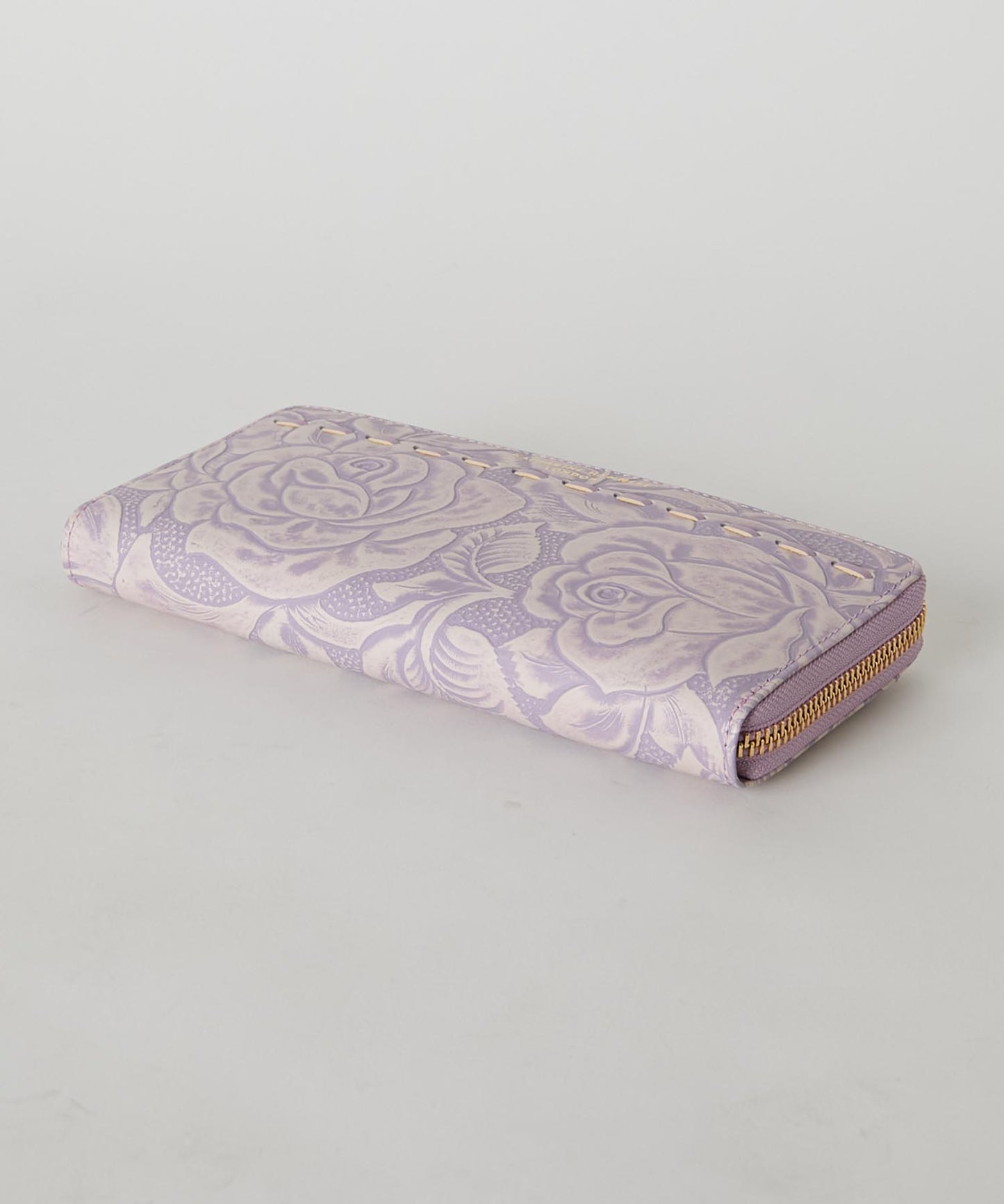 <WOMEN> ROSE CRAFT ラウンドファスナー ロングウォレット