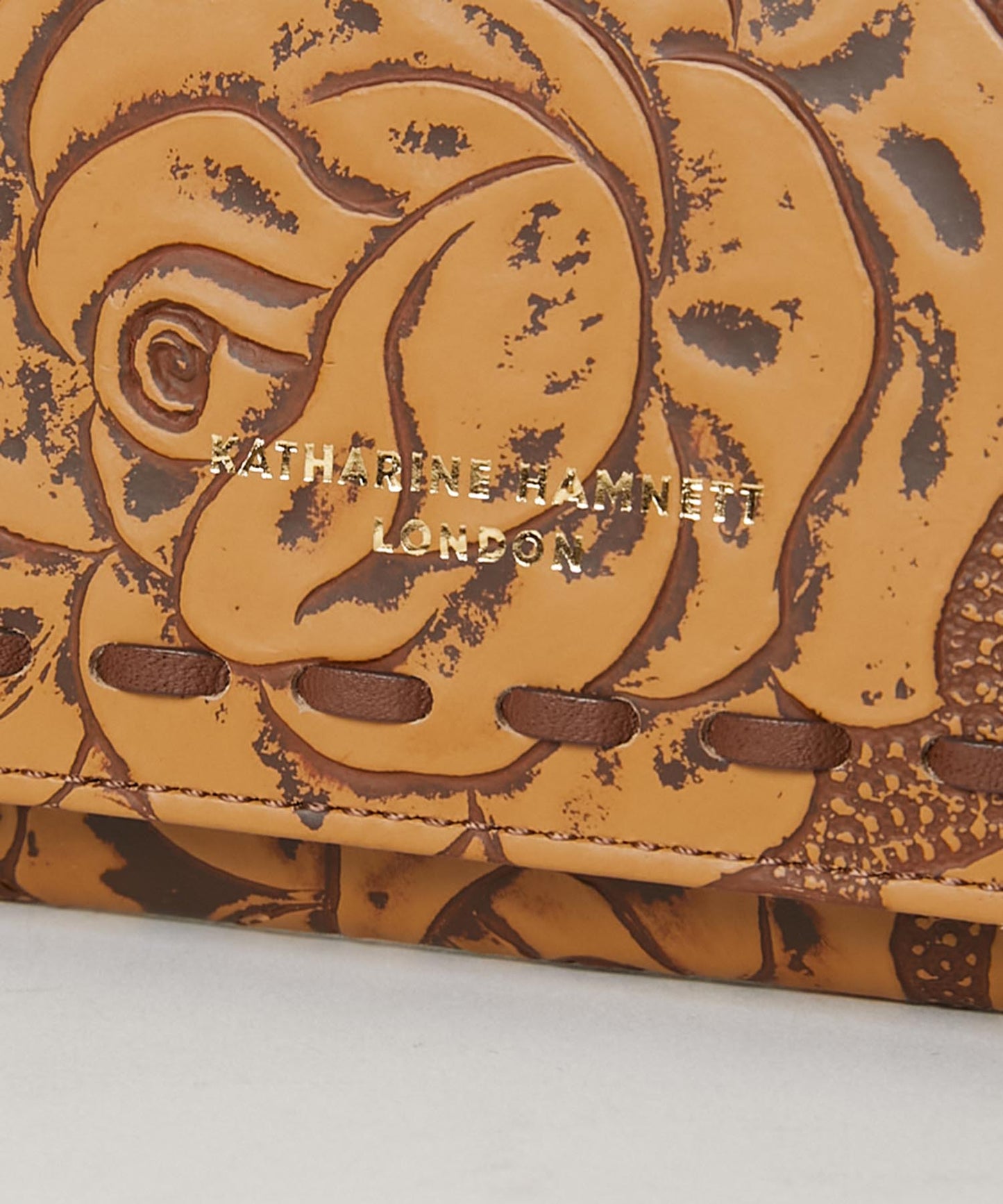 <WOMEN> ROSE CRAFT フラップ ロングウォレット