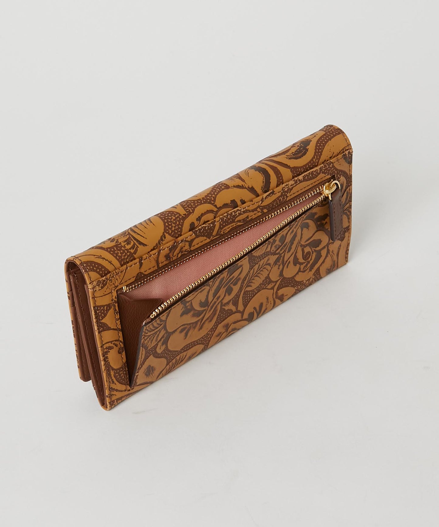 <WOMEN> ROSE CRAFT フラップ ロングウォレット