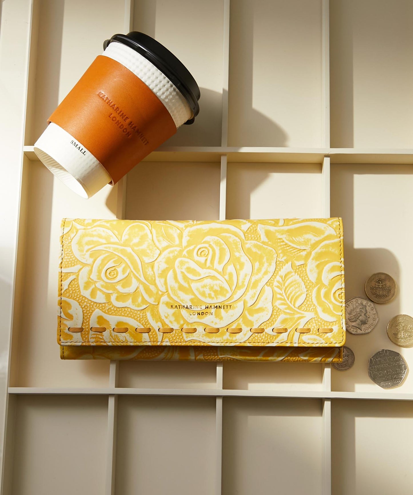 <WOMEN> ROSE CRAFT フラップ ロングウォレット