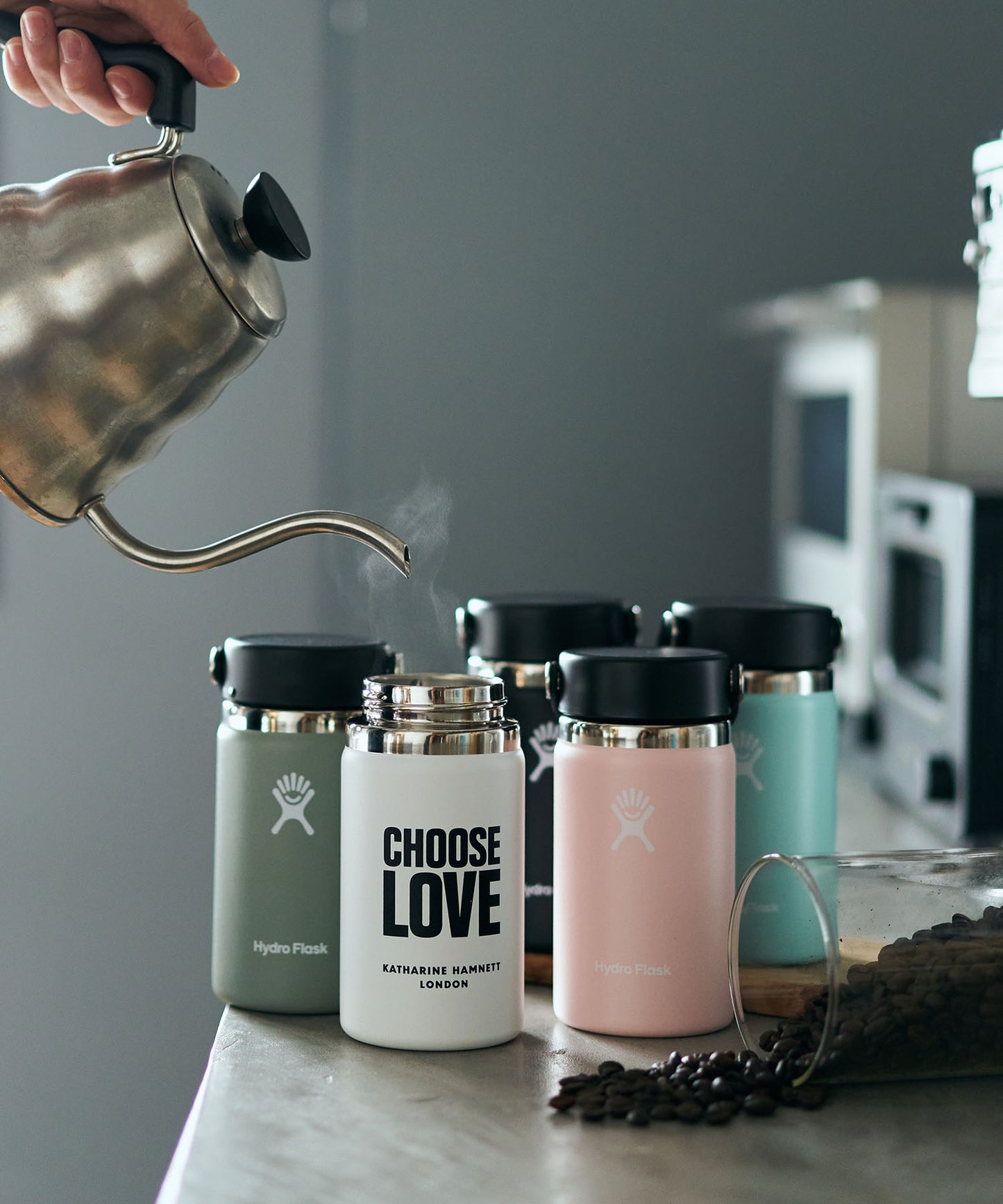 <UNISEX>Hydro Flask 12oz Wide Mouth ステンレスボトル