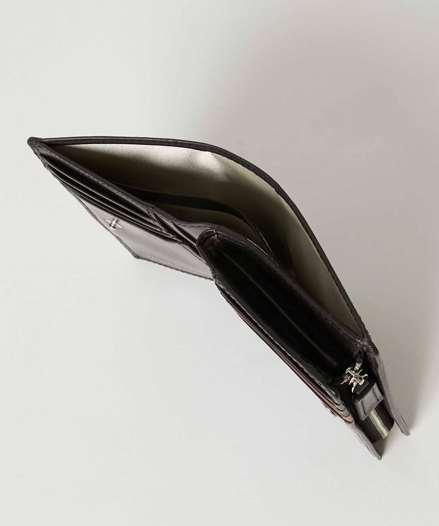 <MEN> CALF L字ファスナー ミドルウォレット