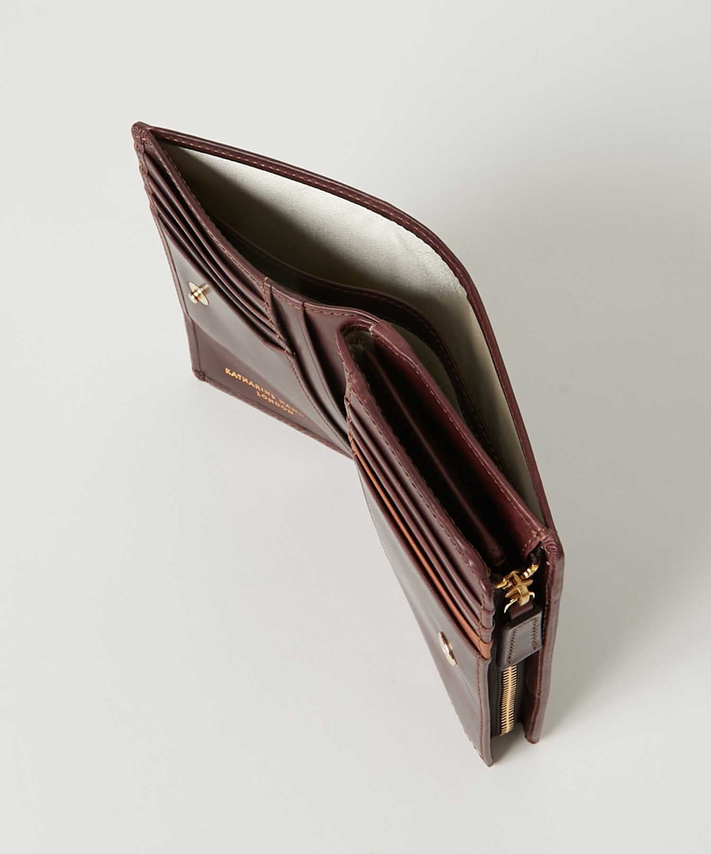 <MEN> CALF L字ファスナー ミドルウォレット