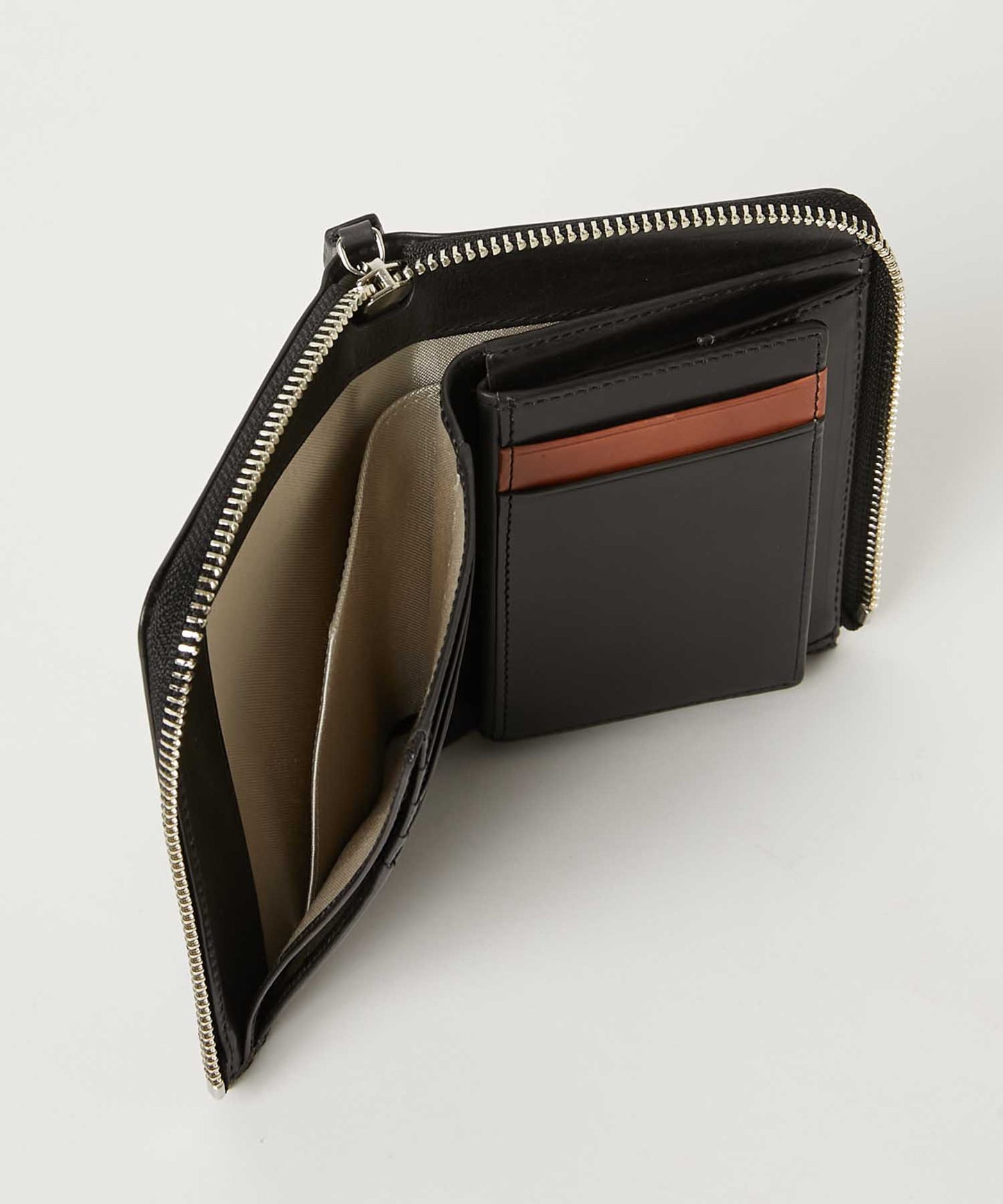 <MEN> CALF L字ファスナー コンパクトウォレット