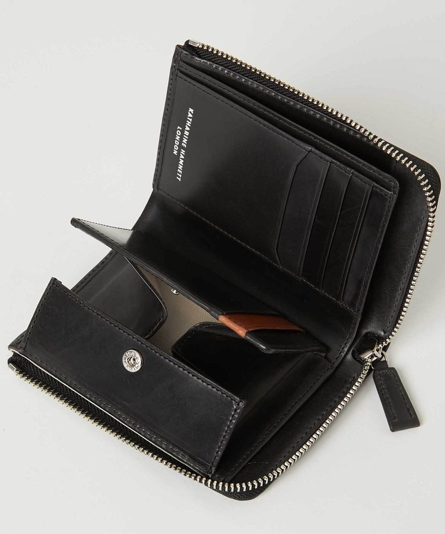 <MEN> CALF L字ファスナー コンパクトウォレット