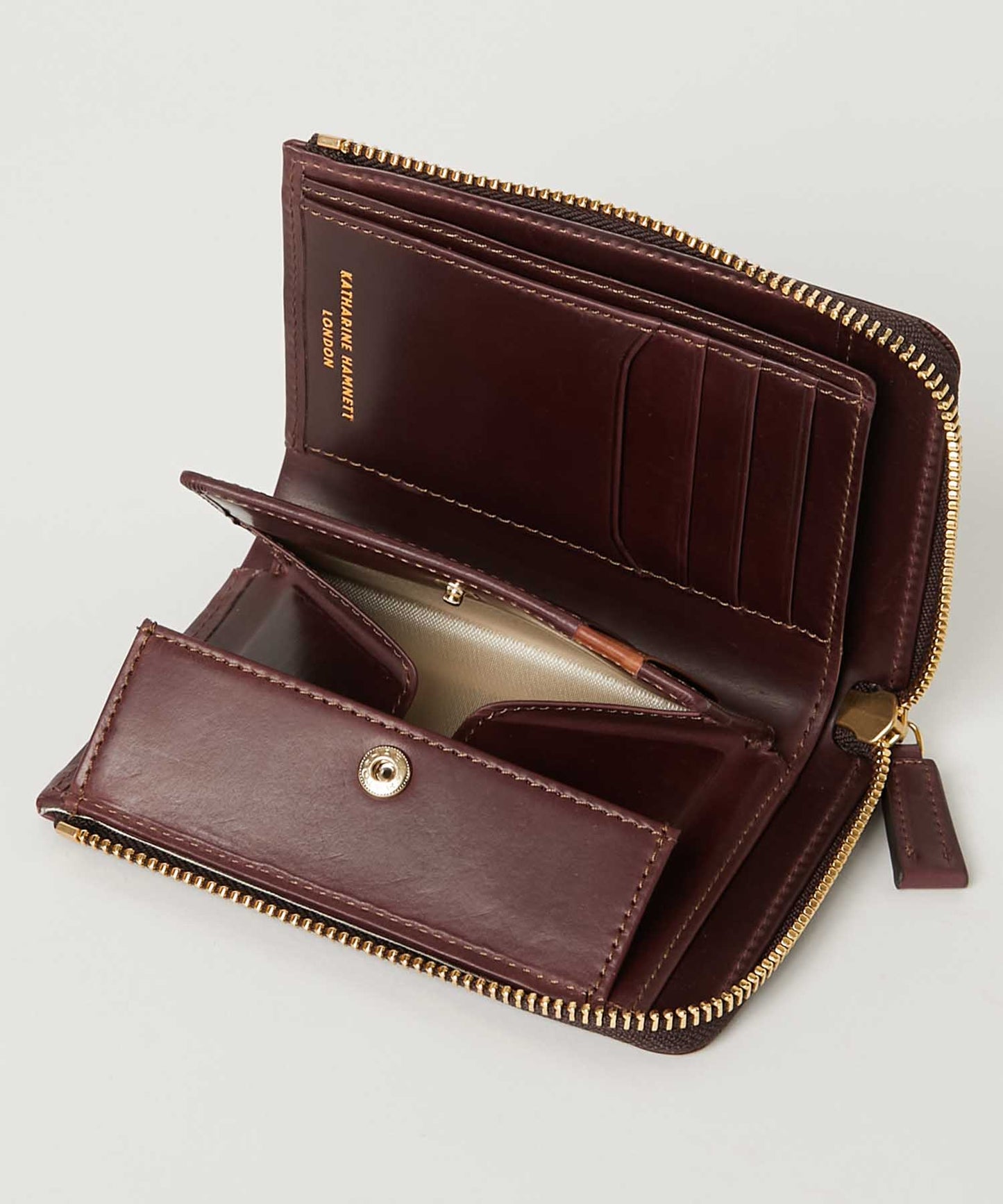 <MEN> CALF L字ファスナー コンパクトウォレット