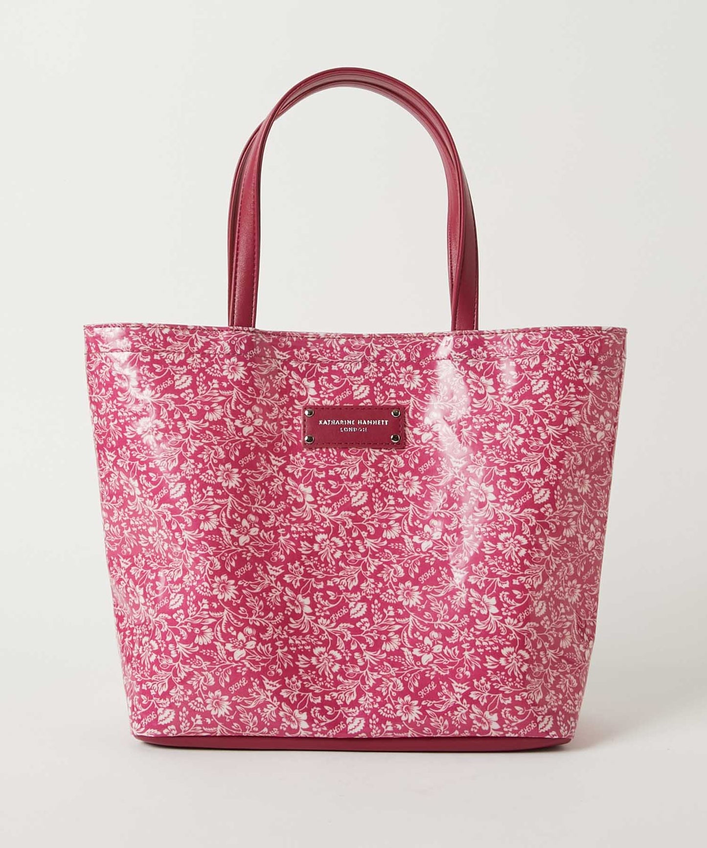 <WOMEN> オリジナル総花柄 横型トートバッグ