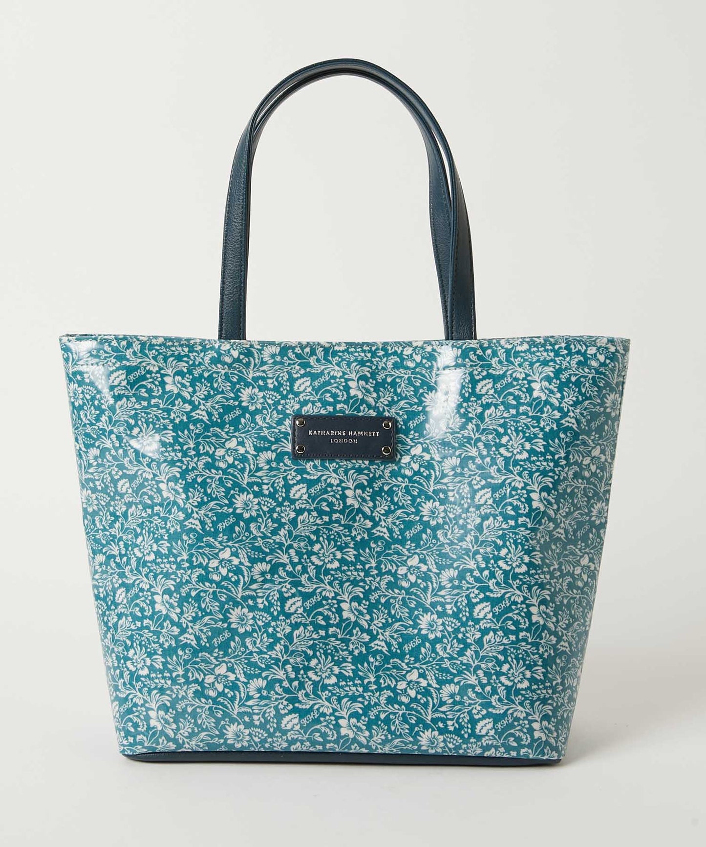 <WOMEN> オリジナル総花柄 横型トートバッグ