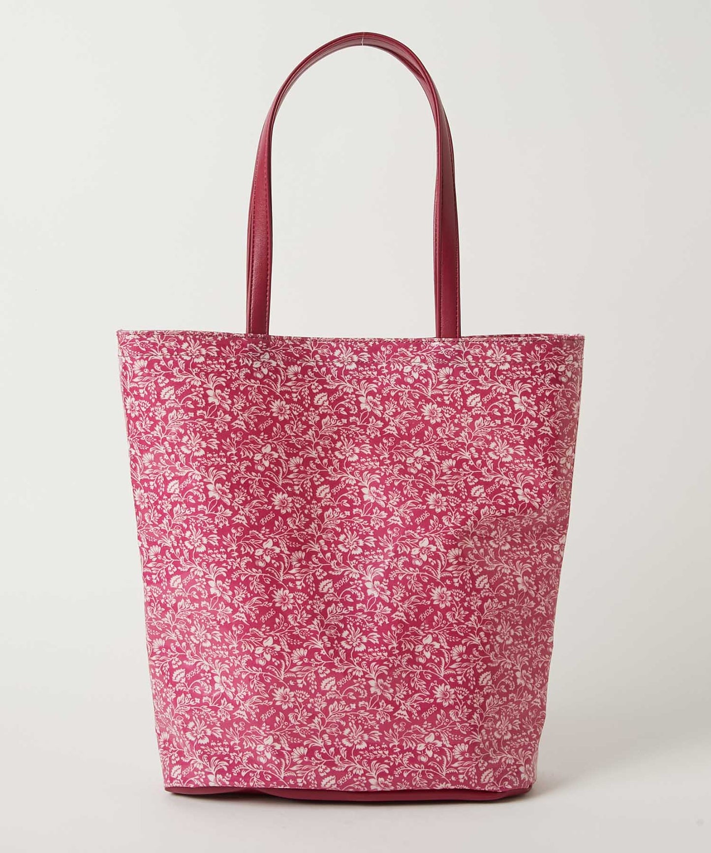 <WOMEN> オリジナル総花柄 縦型トートバッグ