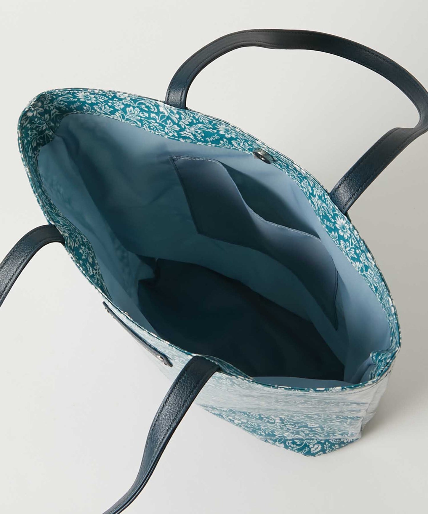 <WOMEN> オリジナル総花柄 縦型トートバッグ