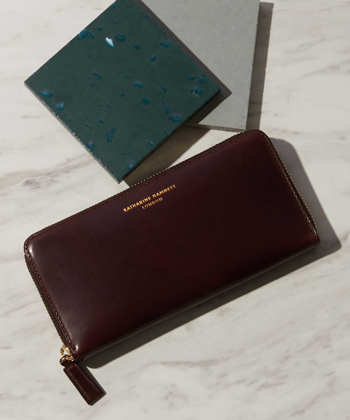 <MEN> CALF ラウンドファスナー ロングウォレット