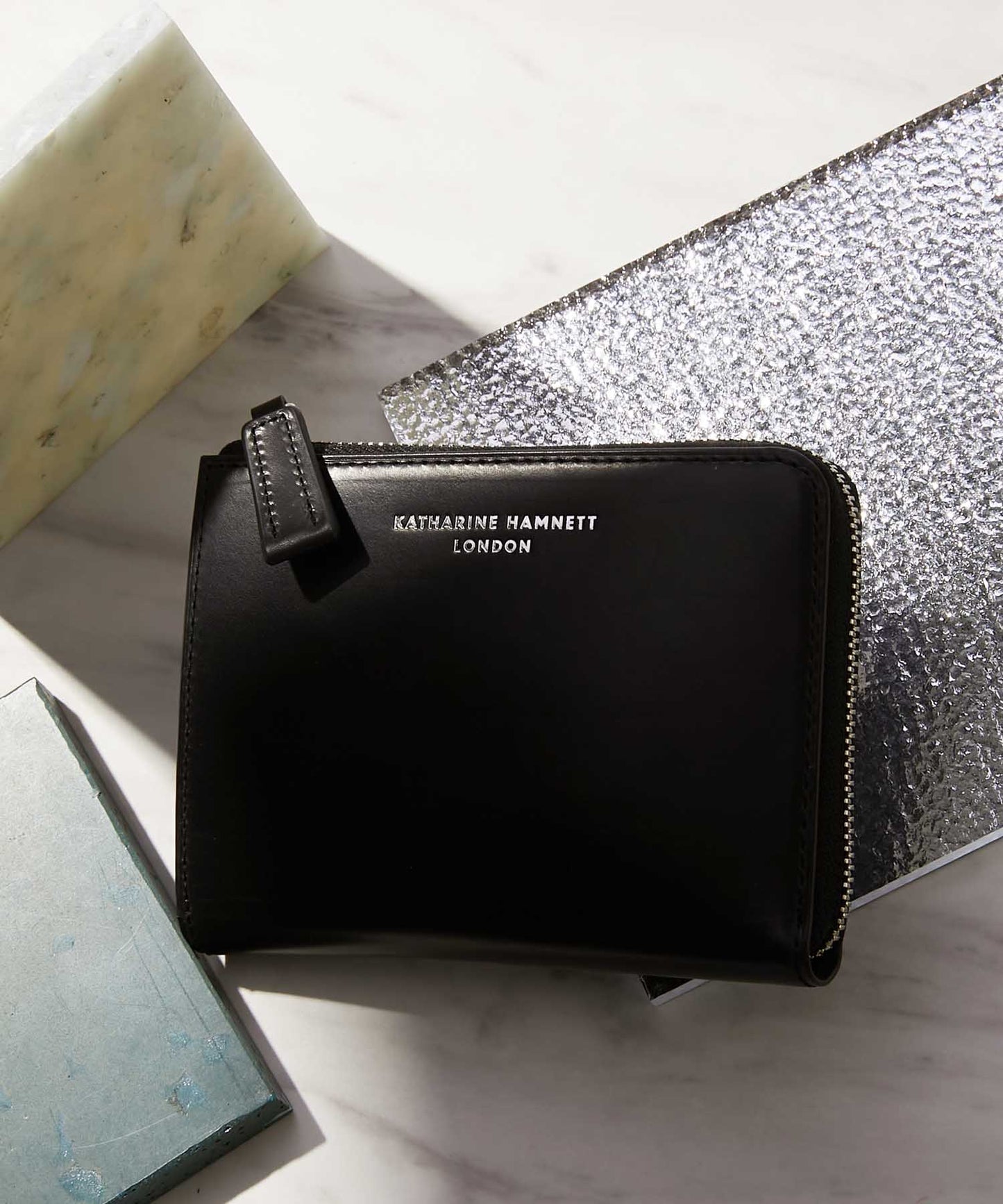 <MEN> CALF L字ファスナー コンパクトウォレット