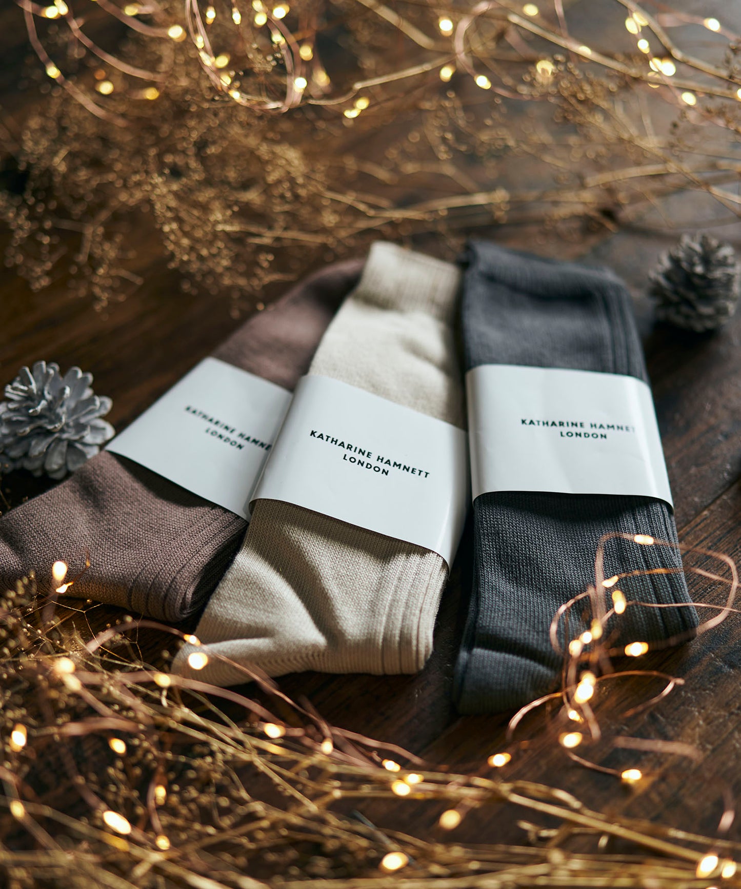 <MEN>【WEB限定】FRONT RIB CREW SOCKS