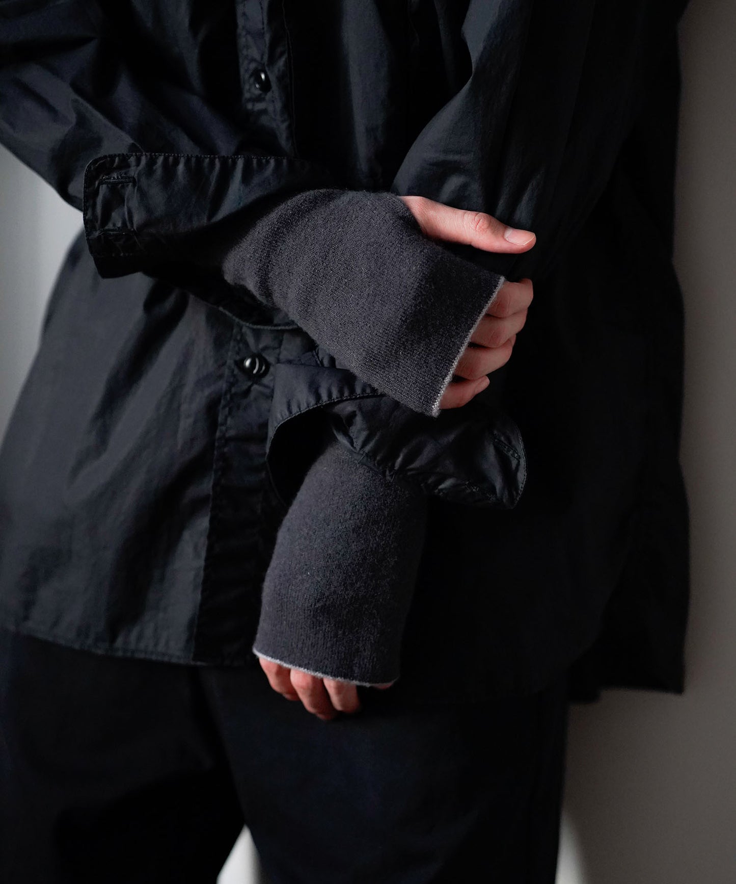 <UNISEX>カシミア100% アームウォーマー