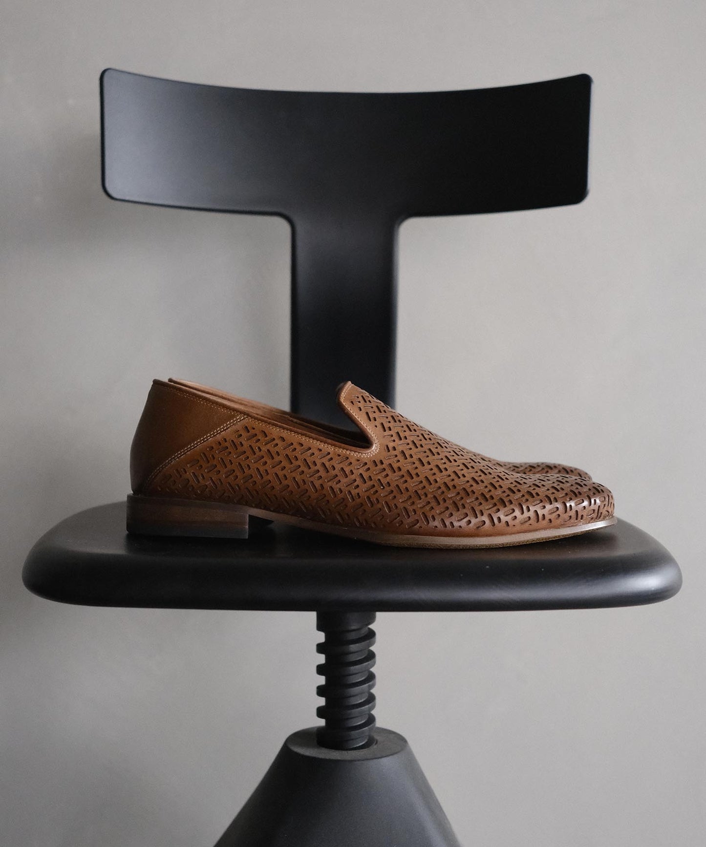 <MEN> レーザーカットスリッポン