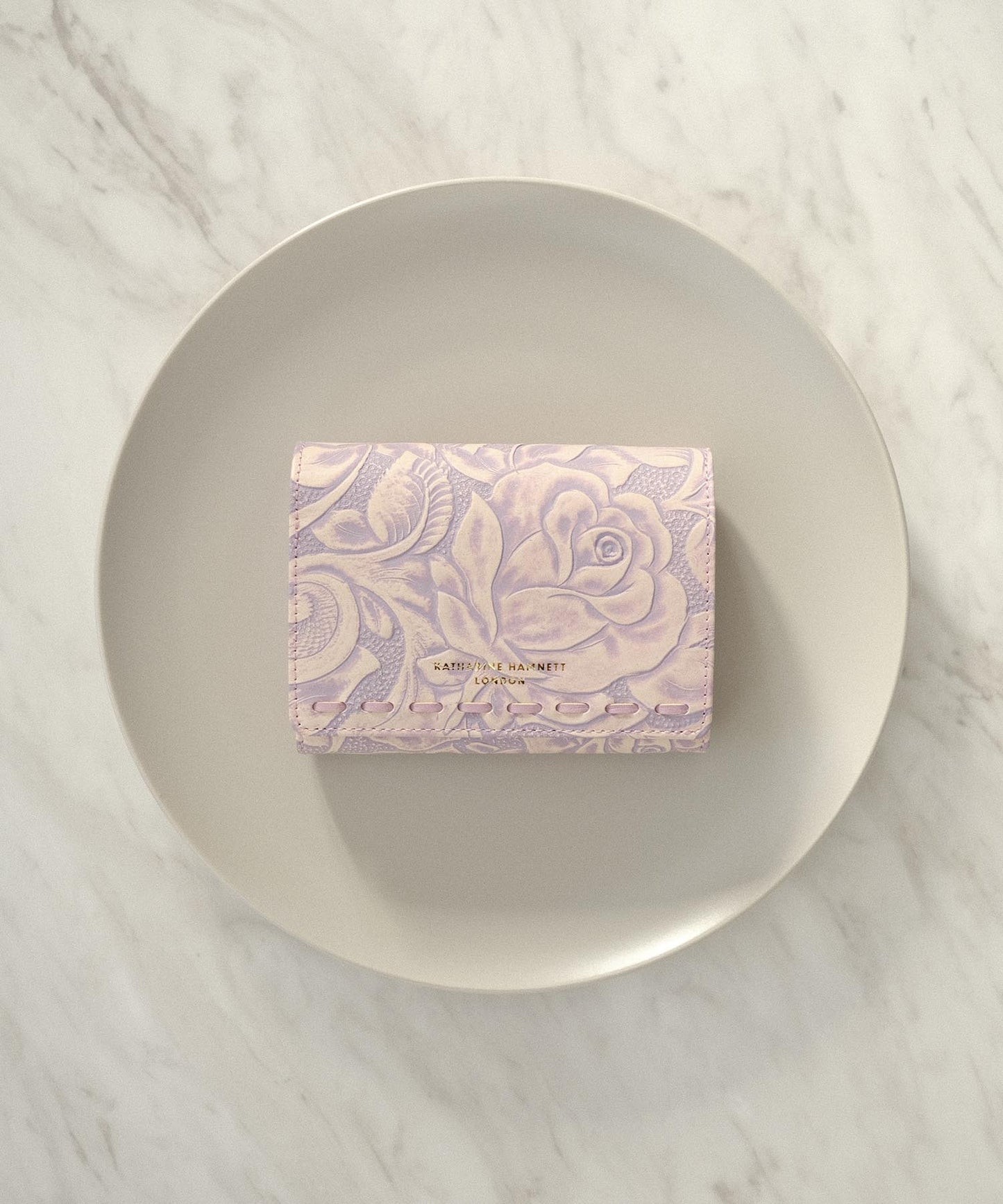 <WOMEN> ROSE CRAFT 二つ折りコンパクトウォレット