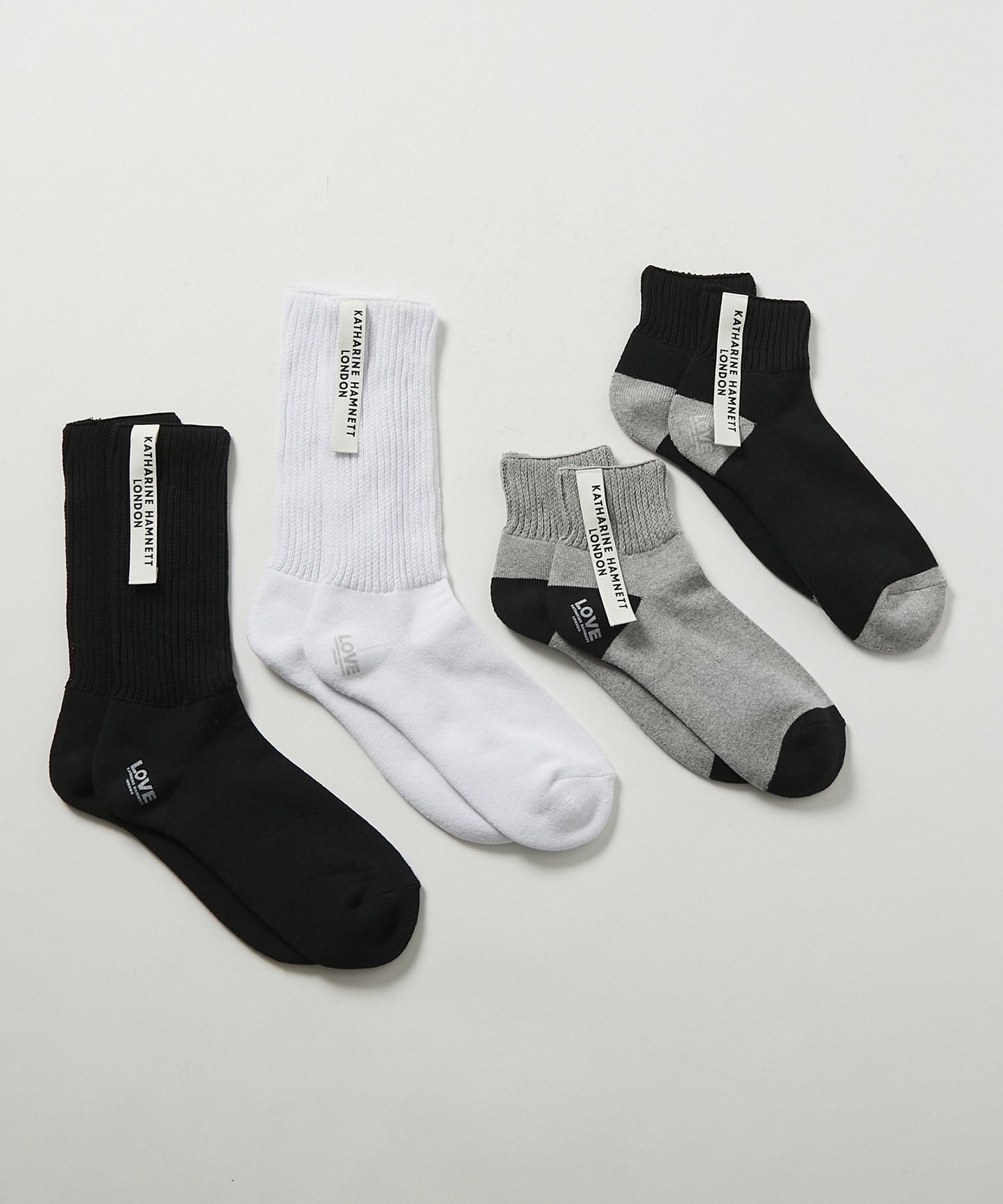 <MEN> Recover ribbon crew socks