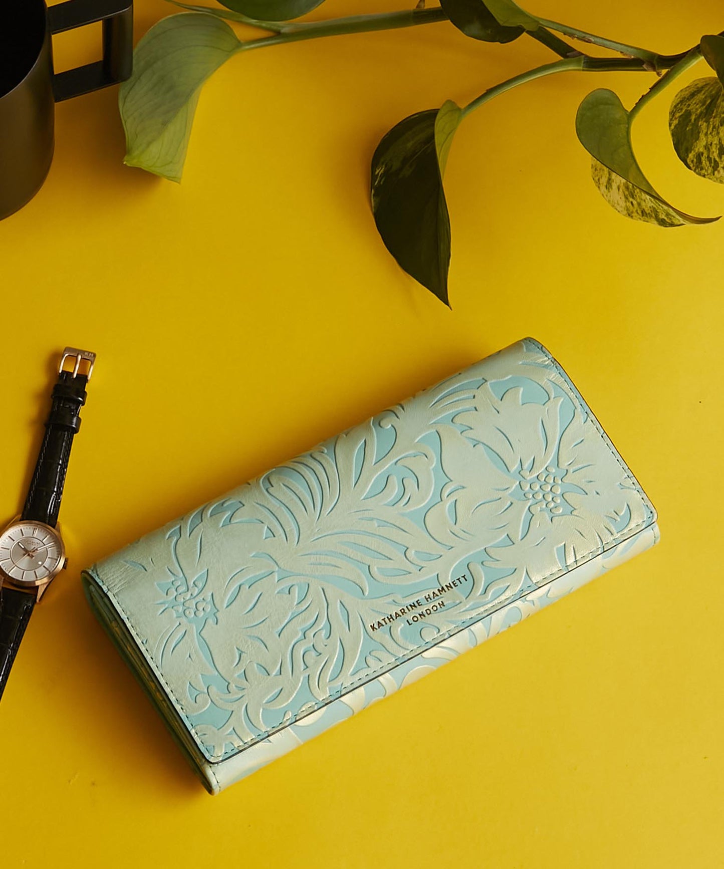 <WOMEN> NADESHIKO フラップ ロングウォレット