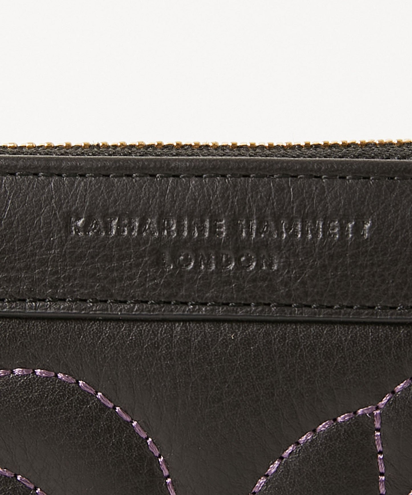 <WOMEN> ROSE STITCH ラウンドファスナー ロングウォレット