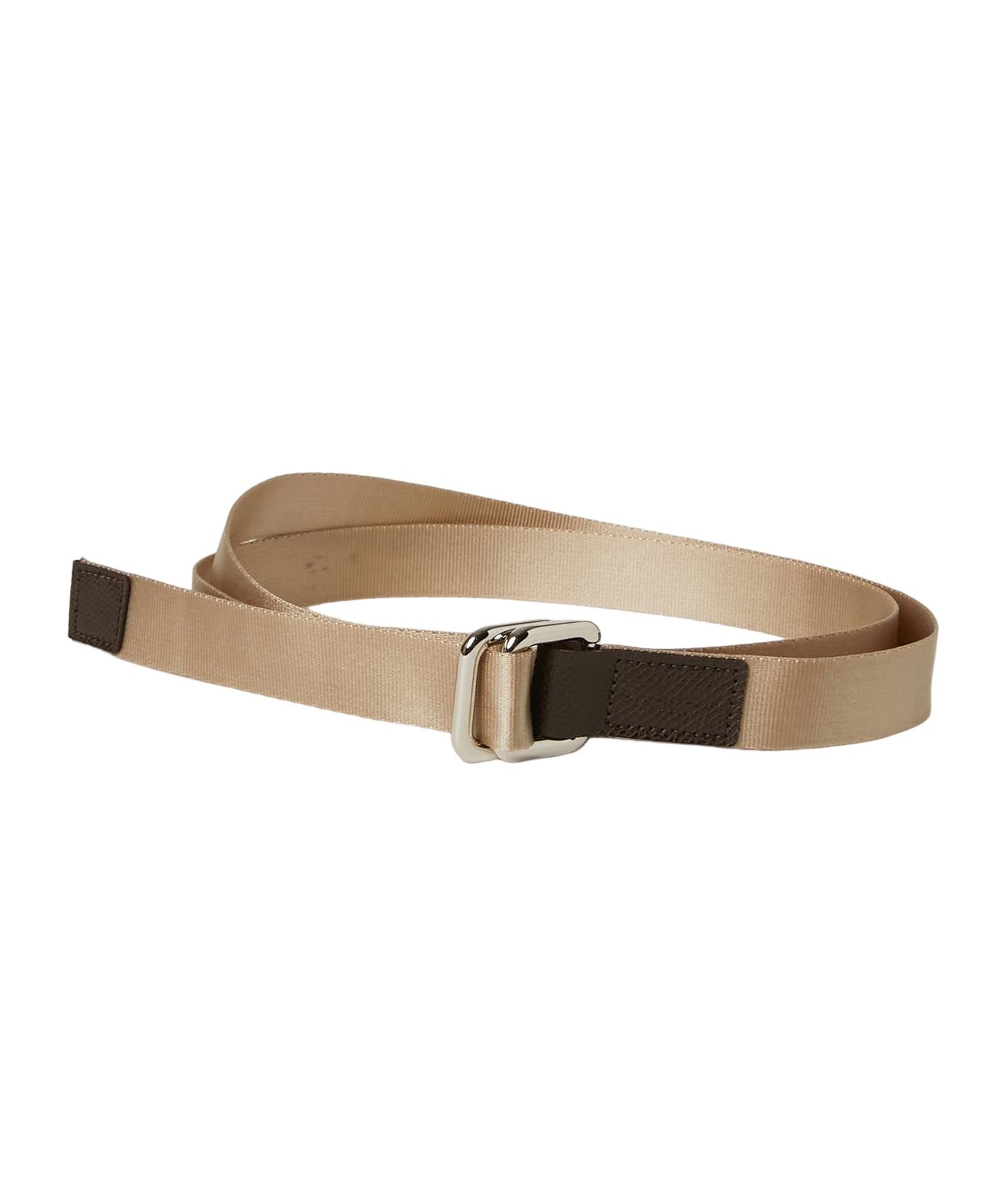 <UNISEX>【WEB限定】NYLONG LEATHER COMBI RIBBON BELT