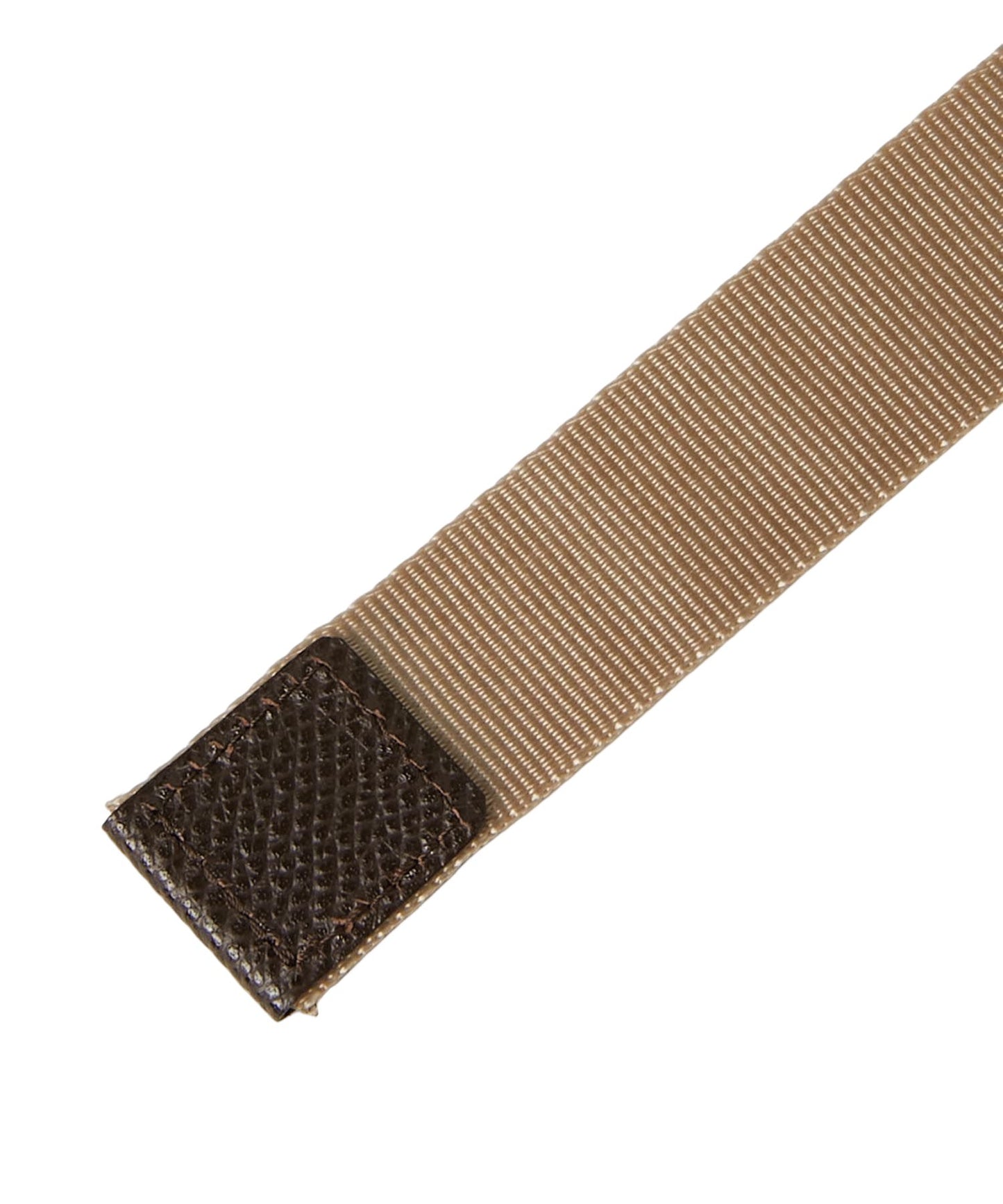 <UNISEX>【WEB限定】NYLONG LEATHER COMBI RIBBON BELT