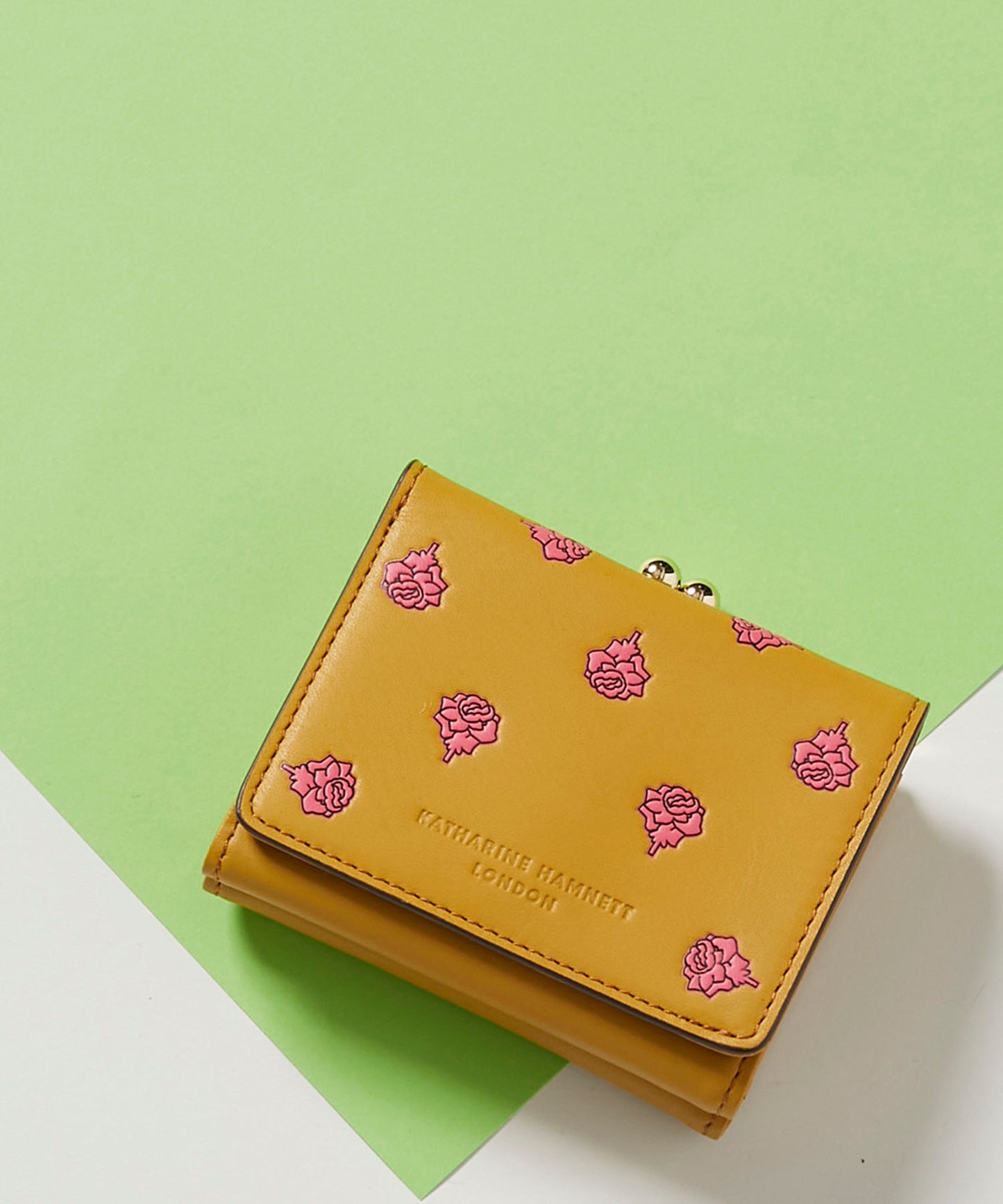 <WOMEN> ROSE GARDEN 三つ折り コンパクトウォレット
