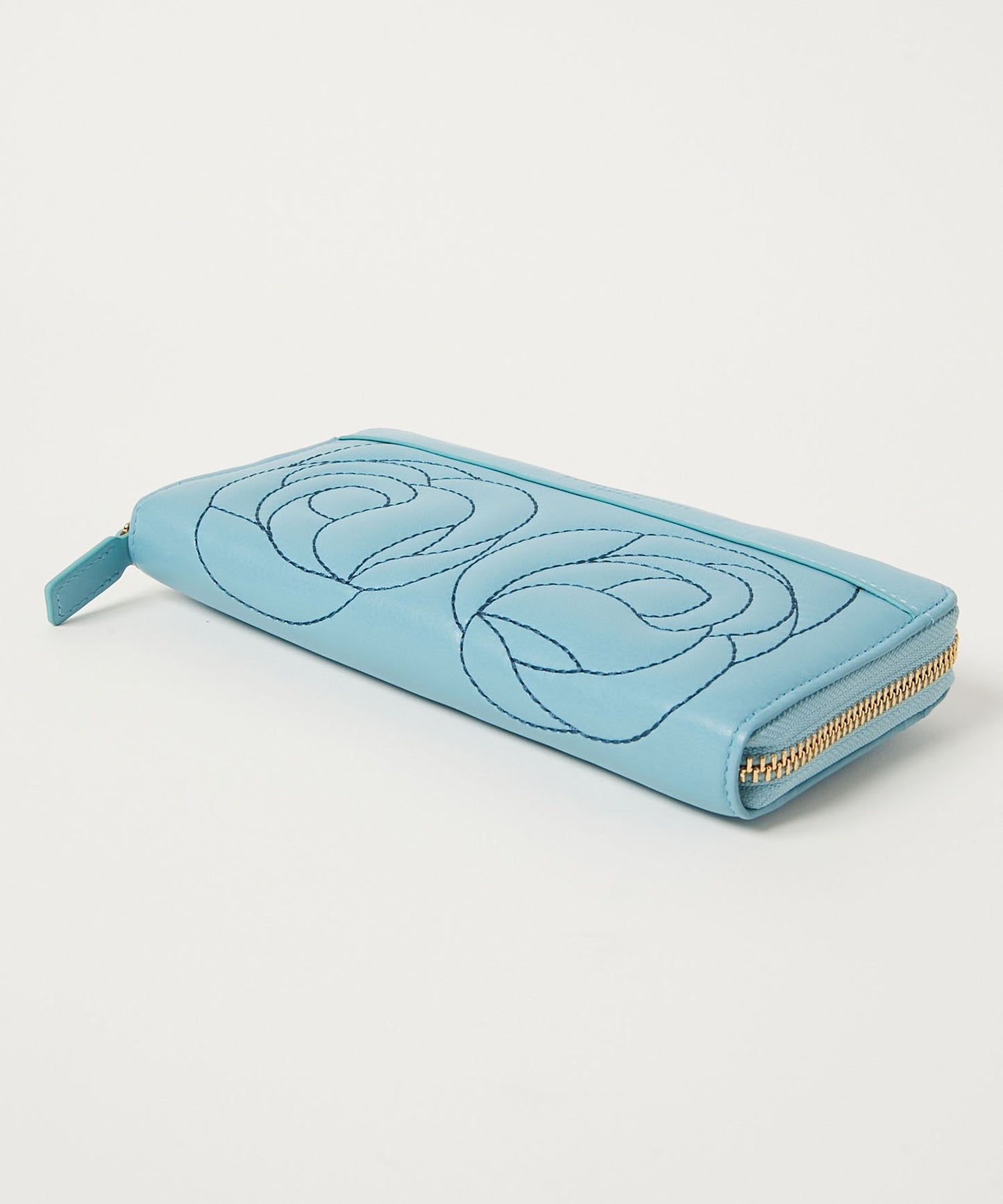 <WOMEN> ROSE STITCH ラウンドファスナー ロングウォレット