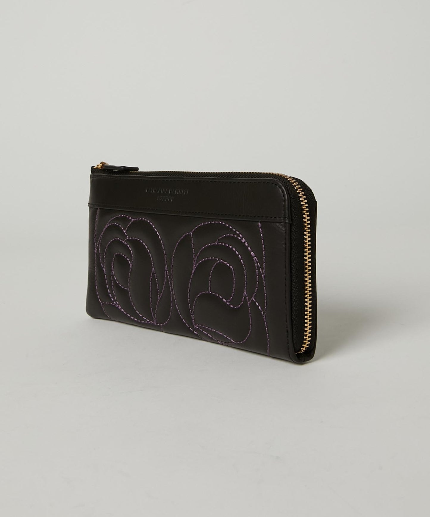 <WOMEN> ROSE STITCH L字ファスナー ロングウォレット