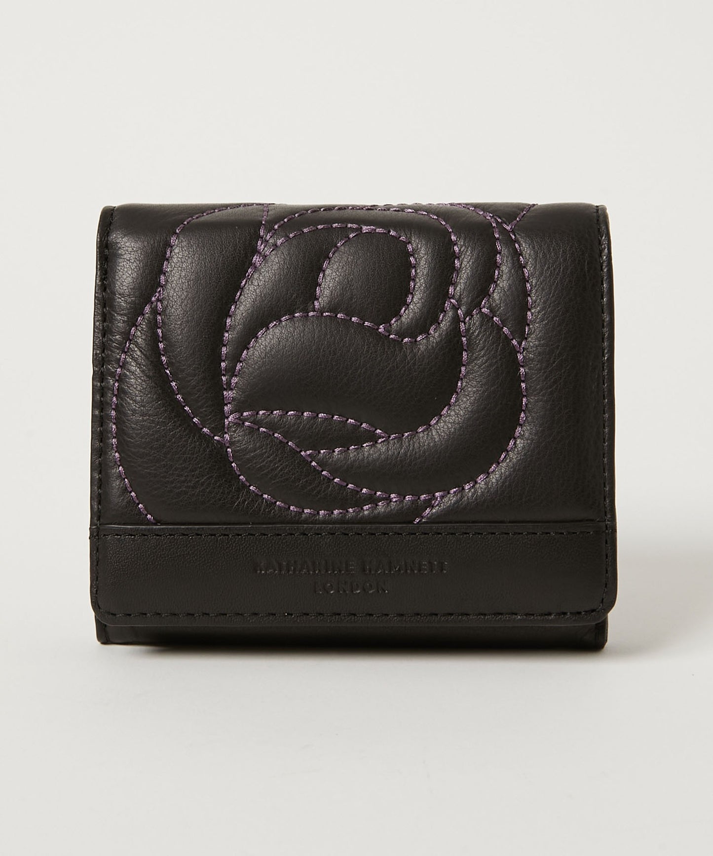 <WOMEN> ROSE STITCH 三つ折り コンパクトウォレット