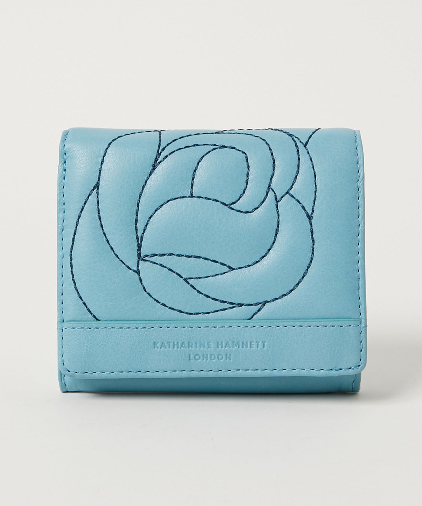<WOMEN> ROSE STITCH 三つ折り コンパクトウォレット