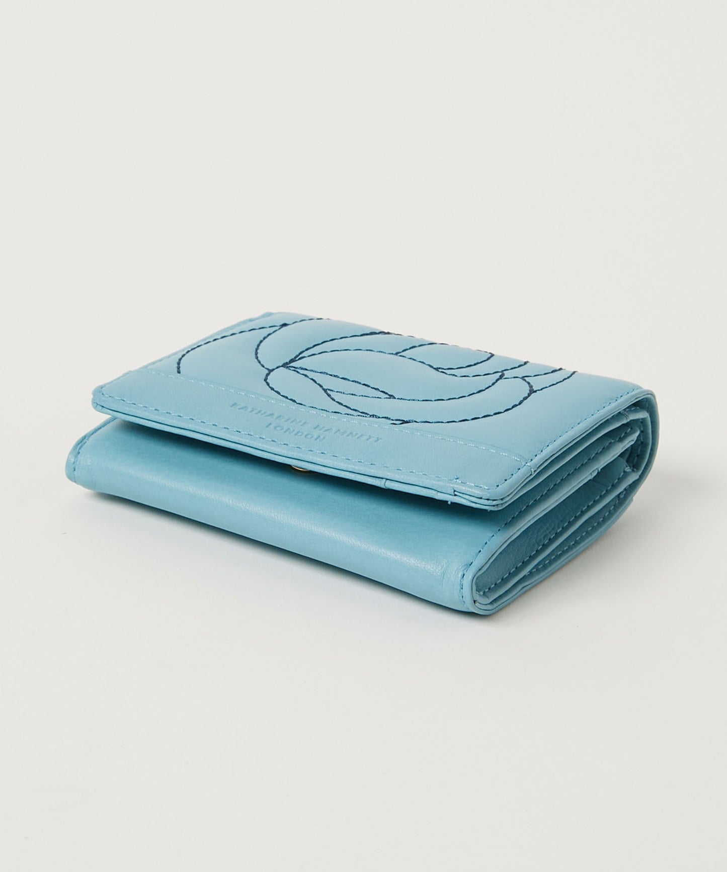 <WOMEN> ROSE STITCH 三つ折り コンパクトウォレット