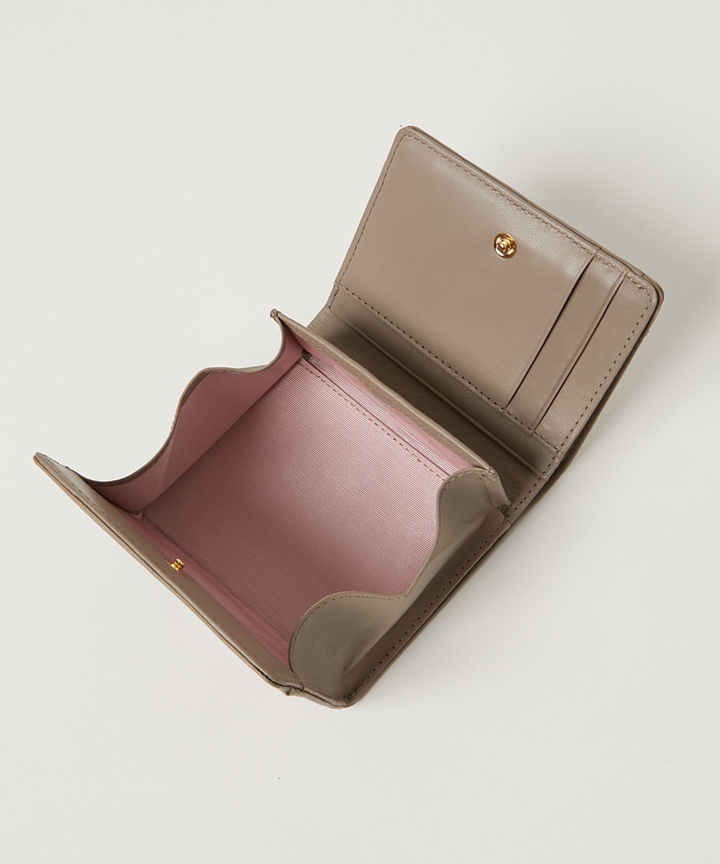 <WOMEN> ROSE STITCH 三つ折り コンパクトウォレット