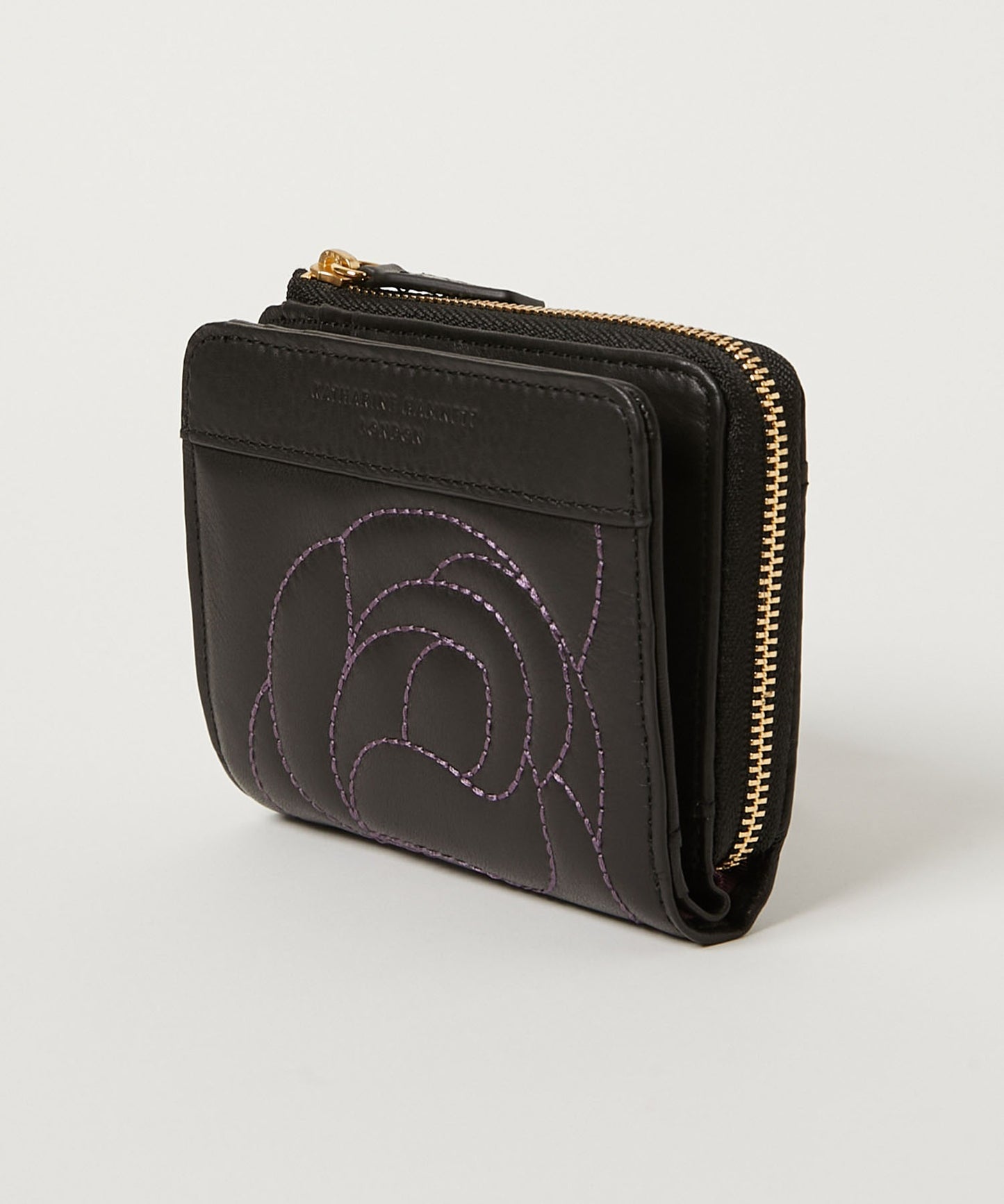 <WOMEN> ROSE STITCH 二つ折り LFコンパクトウォレット