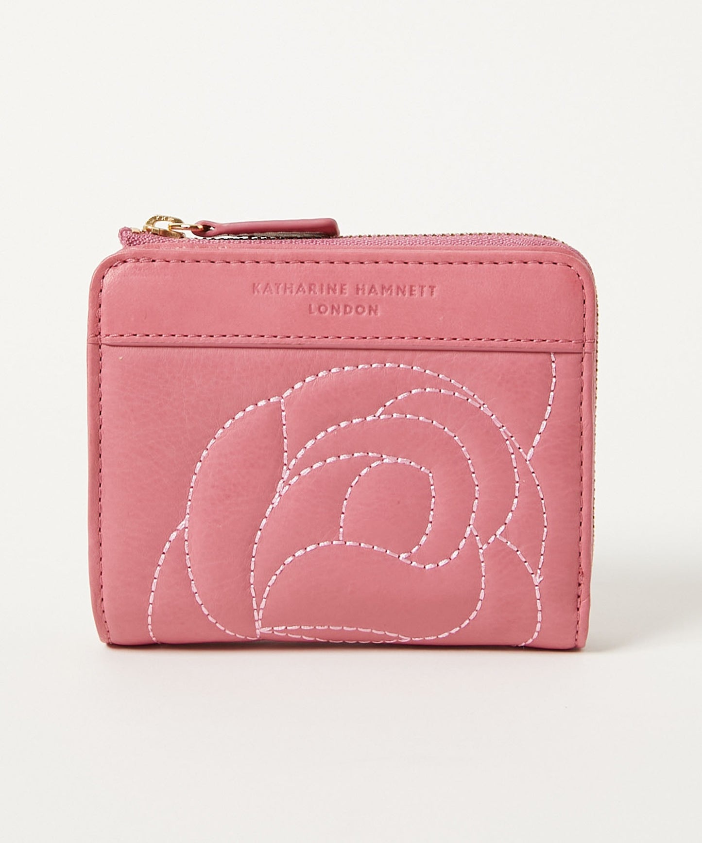 <WOMEN> ROSE STITCH 二つ折り LFコンパクトウォレット