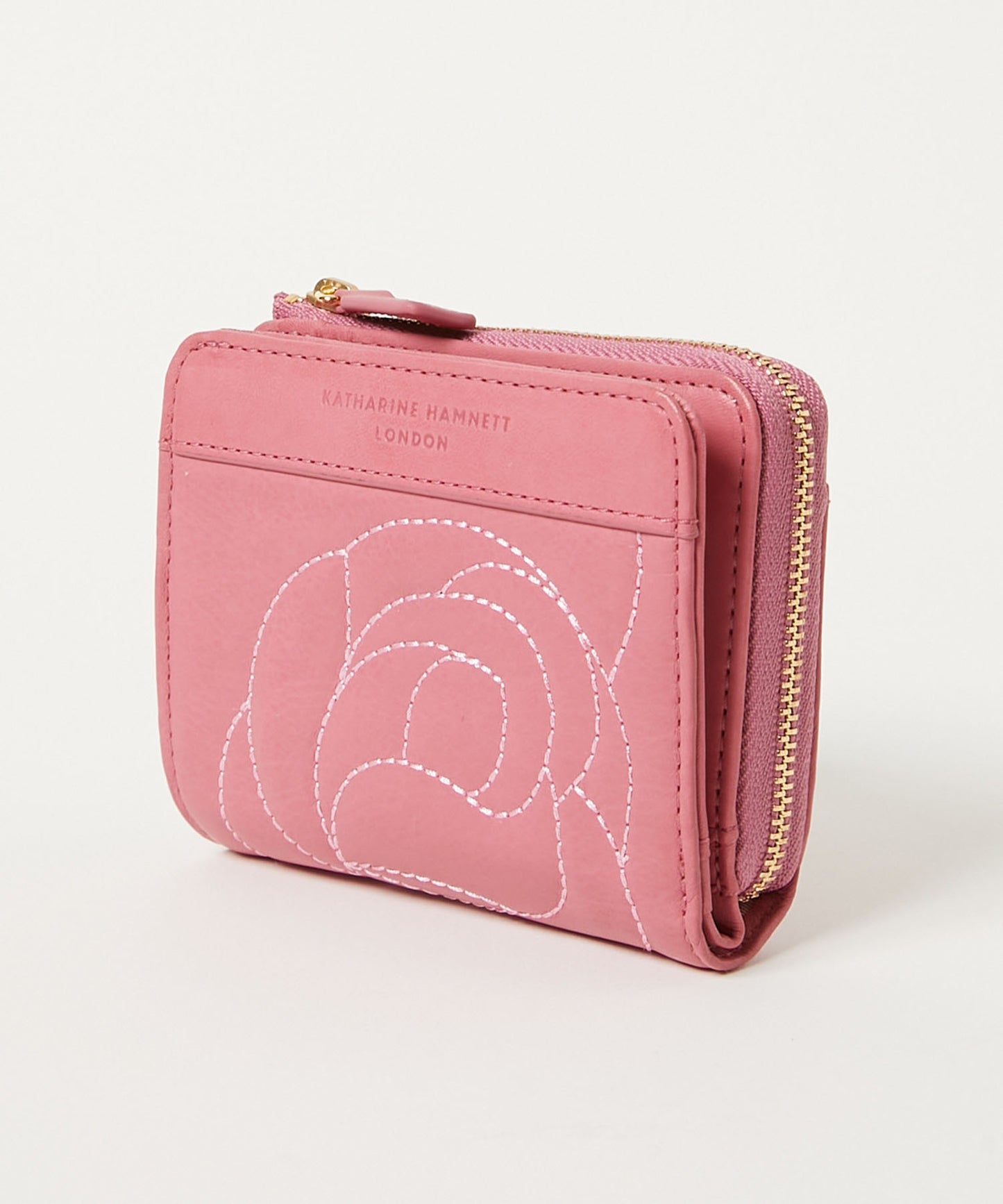 <WOMEN> ROSE STITCH 二つ折り LFコンパクトウォレット
