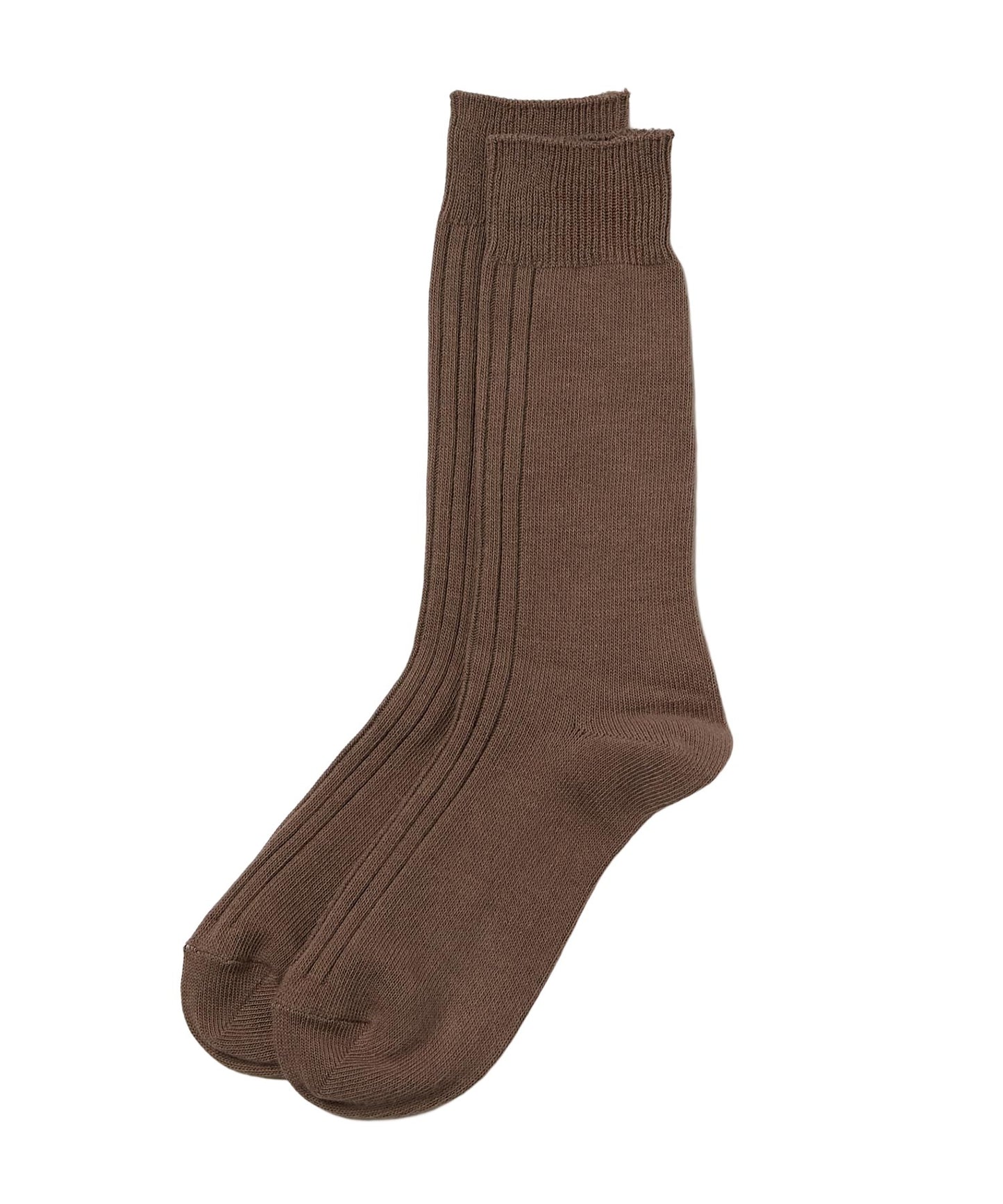 <MEN>【WEB限定】FRONT RIB CREW SOCKS