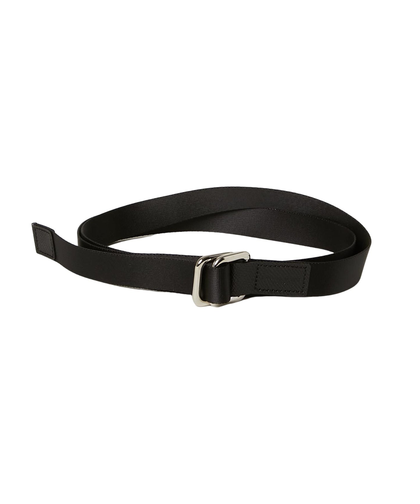 ＜UNISEX＞【WEB限定】NYLONG LEATHER COMBI RIBBON BELT