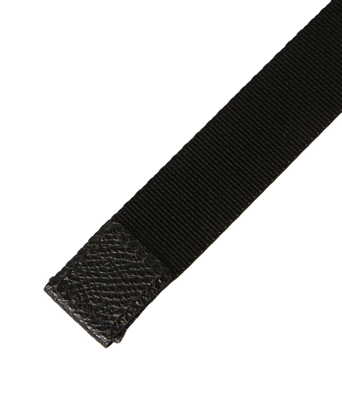 <UNISEX>【WEB限定】NYLONG LEATHER COMBI RIBBON BELT