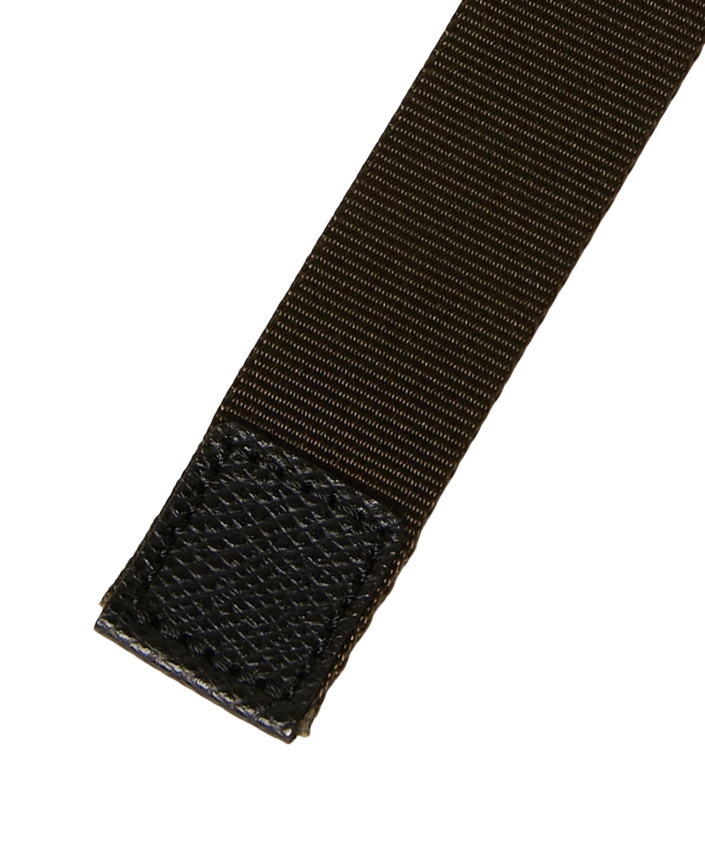 <UNISEX>【WEB限定】NYLONG LEATHER COMBI RIBBON BELT