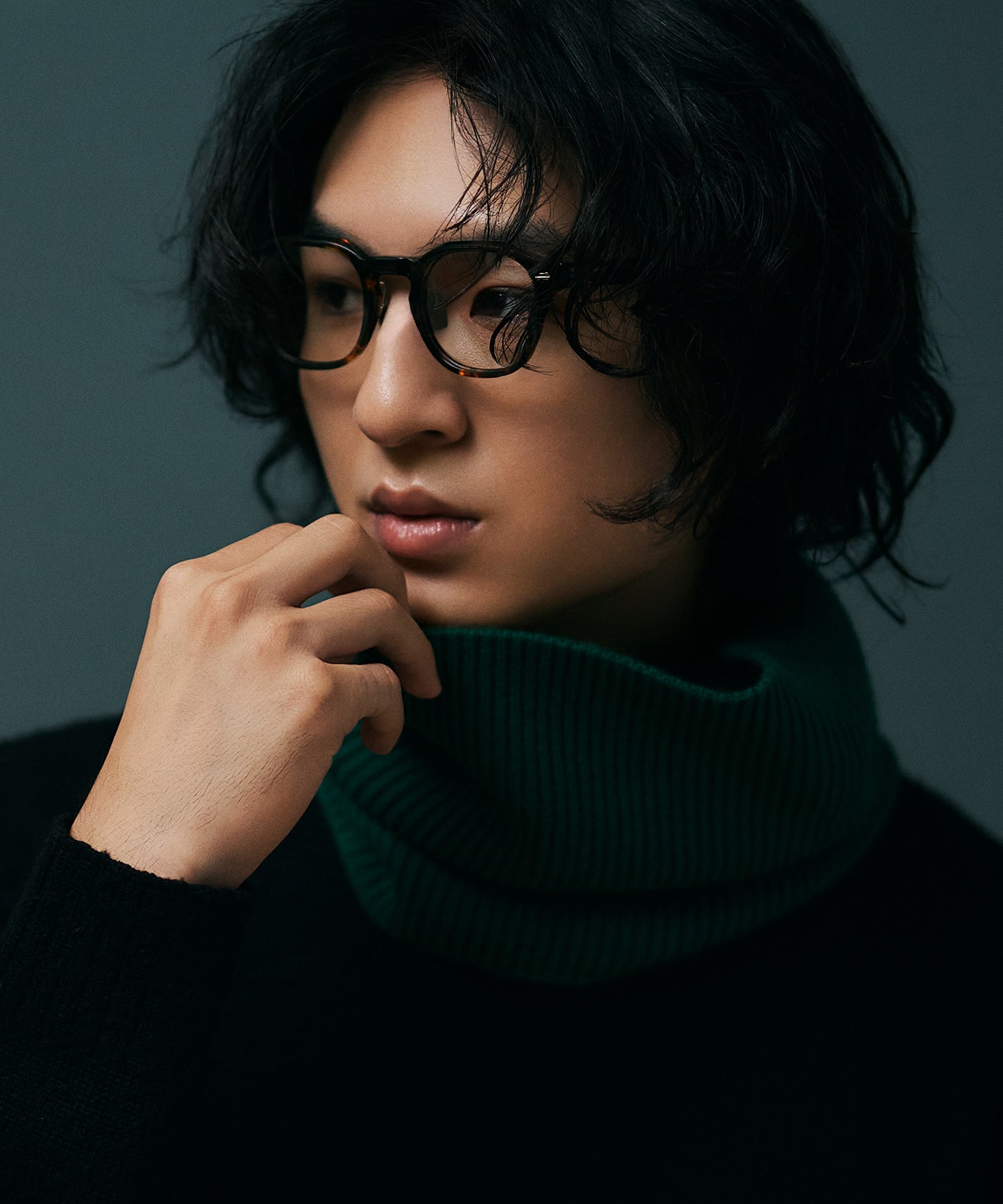 ＜UNISEX＞カシミア混ウール ネックウォーマー