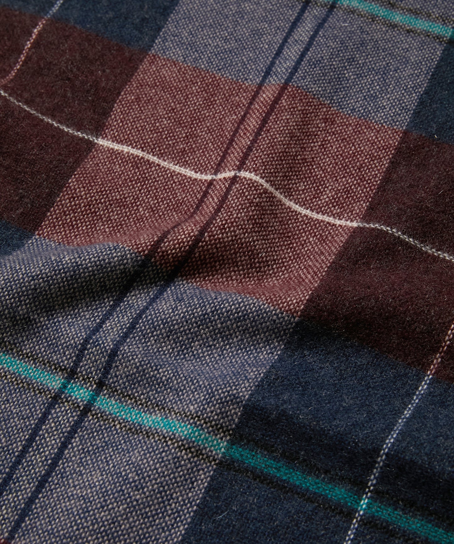 ＜UNISEX＞カシミア100% チェックマフラー (KHS-25002)