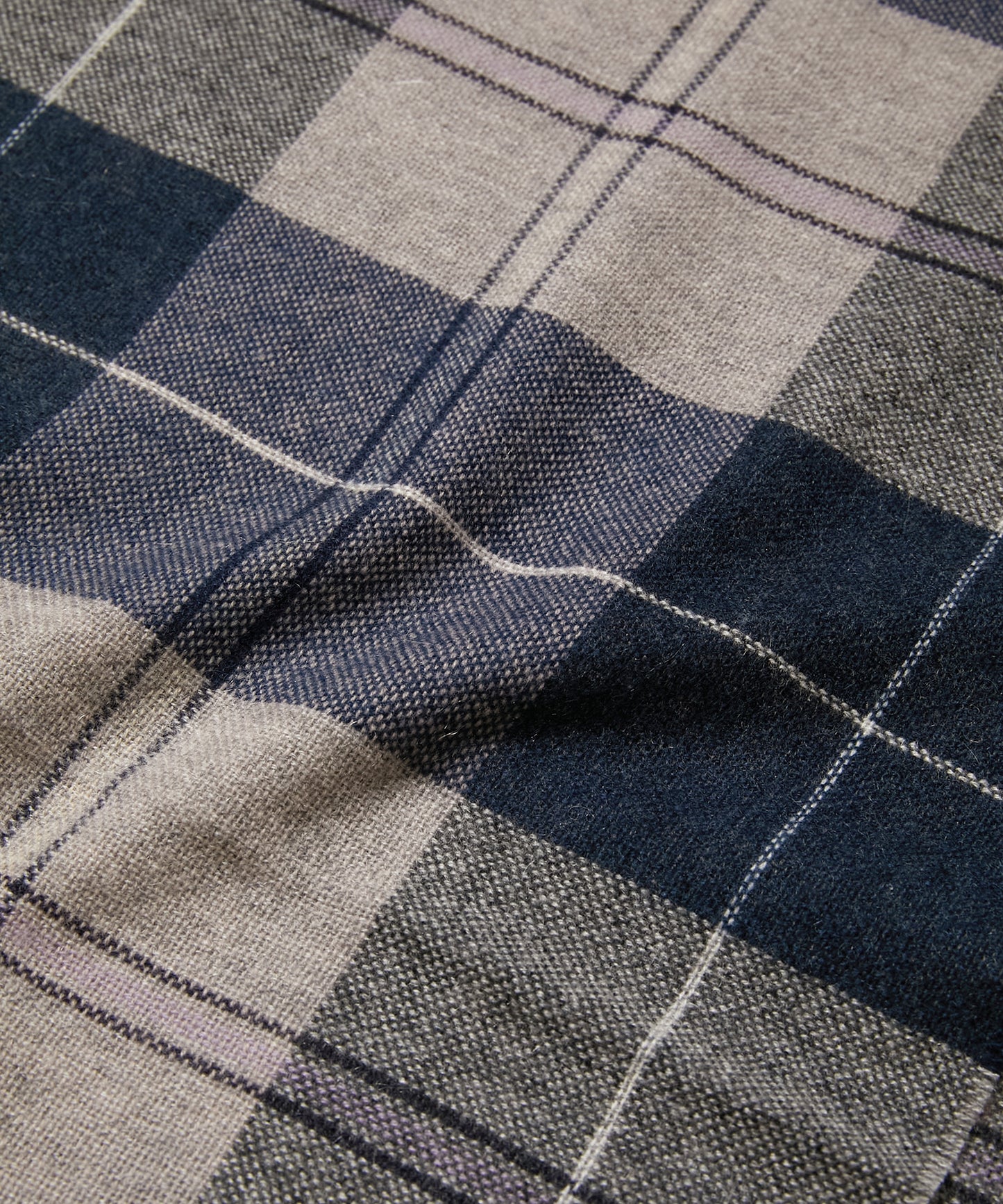 ＜UNISEX＞カシミア100% チェックマフラー (KHS-25002)