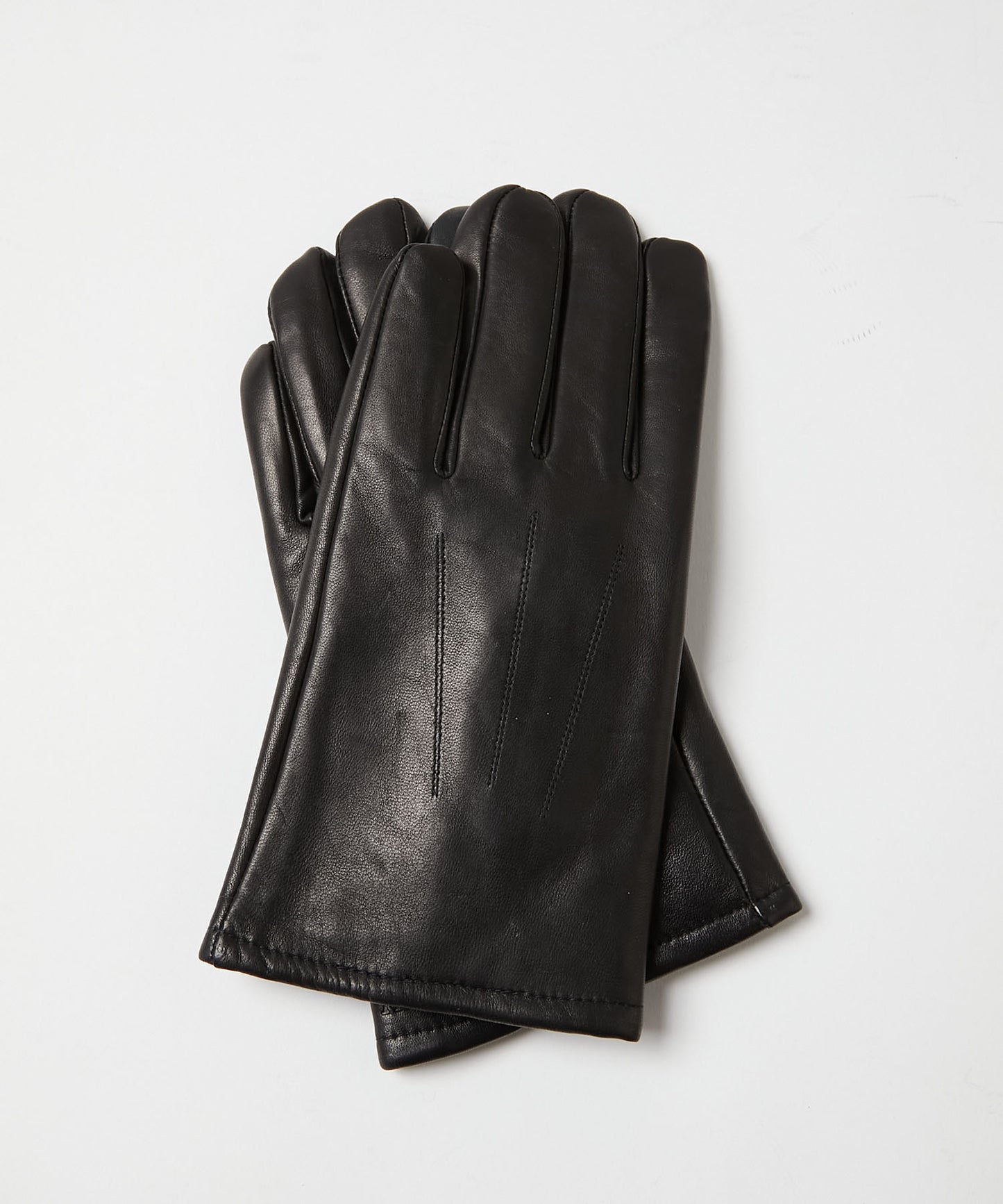 ＜MEN＞【タッチパネル対応】羊革×マイクロボア手袋（KHM-1015）