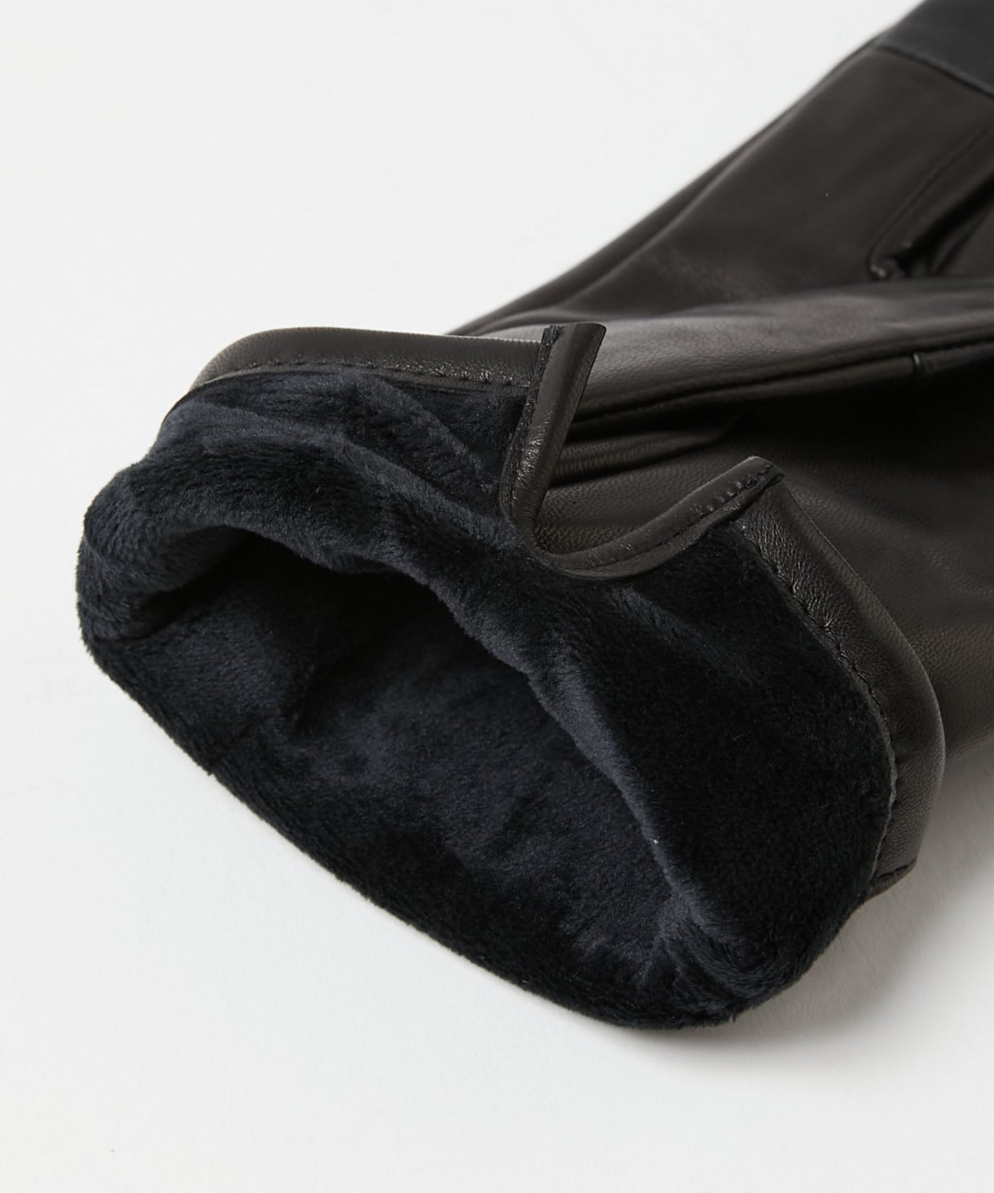 ＜MEN＞【タッチパネル対応】羊革×マイクロボア手袋（KHM-1015）