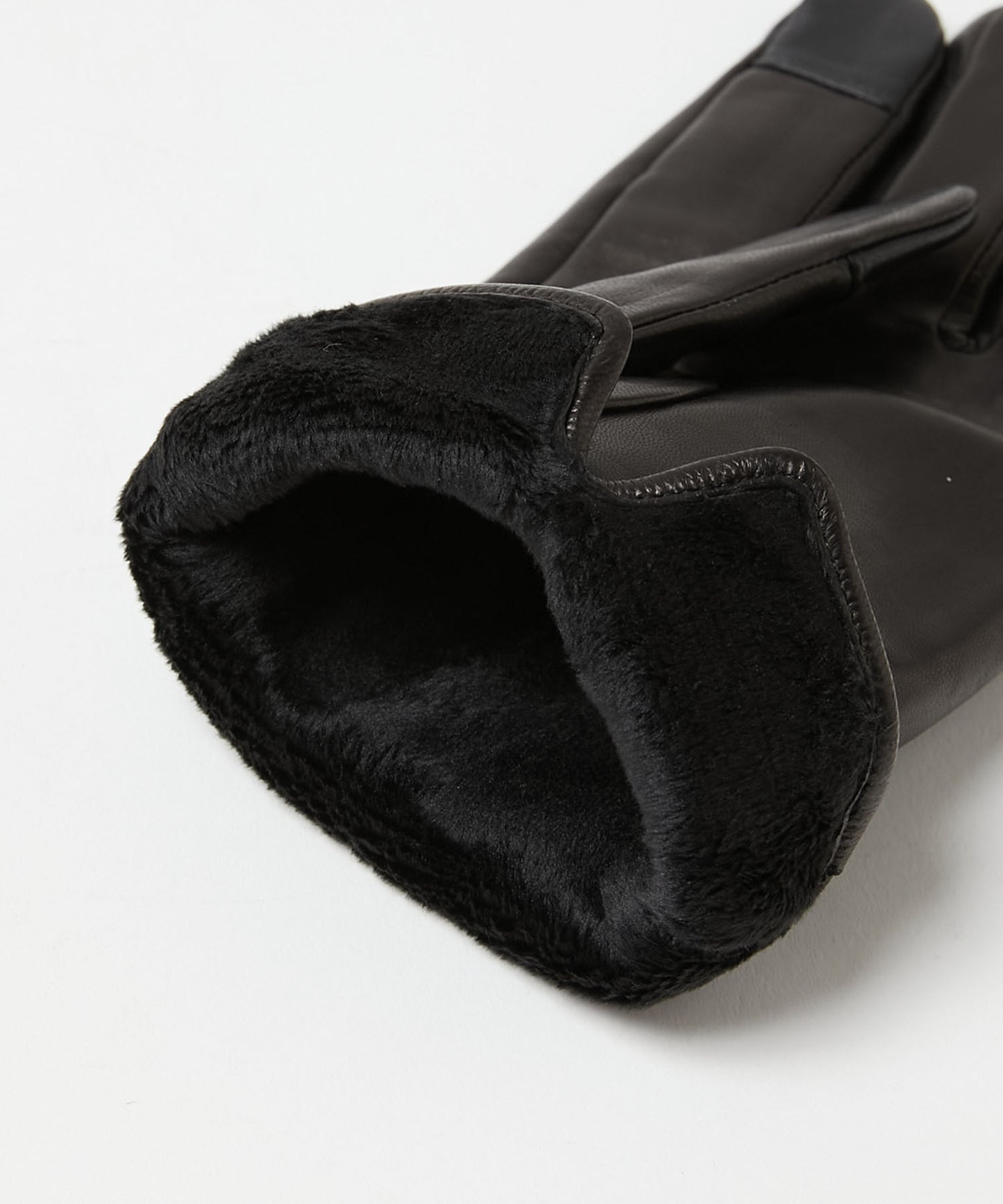 ＜MEN＞【タッチパネル対応】羊革×マイクロボア手袋（KHM-1025）